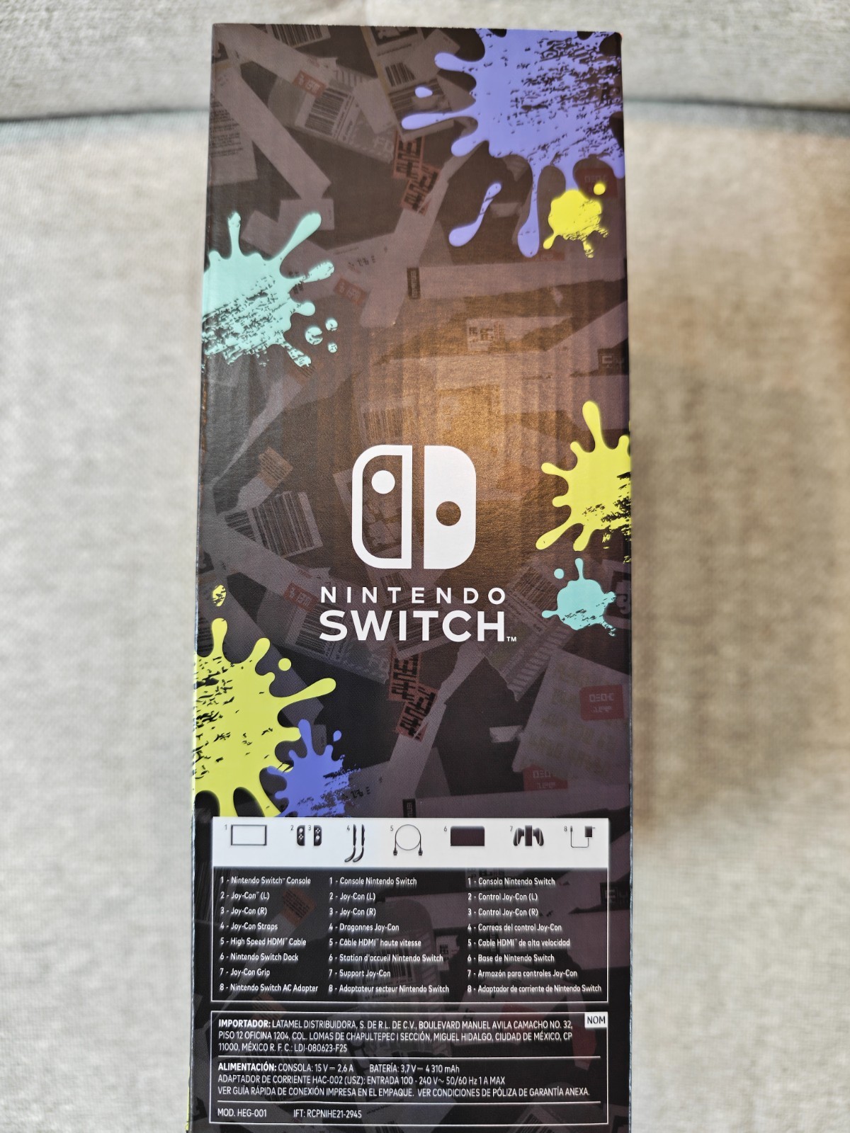 NEW Nintendo Switch OLED SPLATOON 3 64GB SPECIAL Limited Edition Console – Hot!