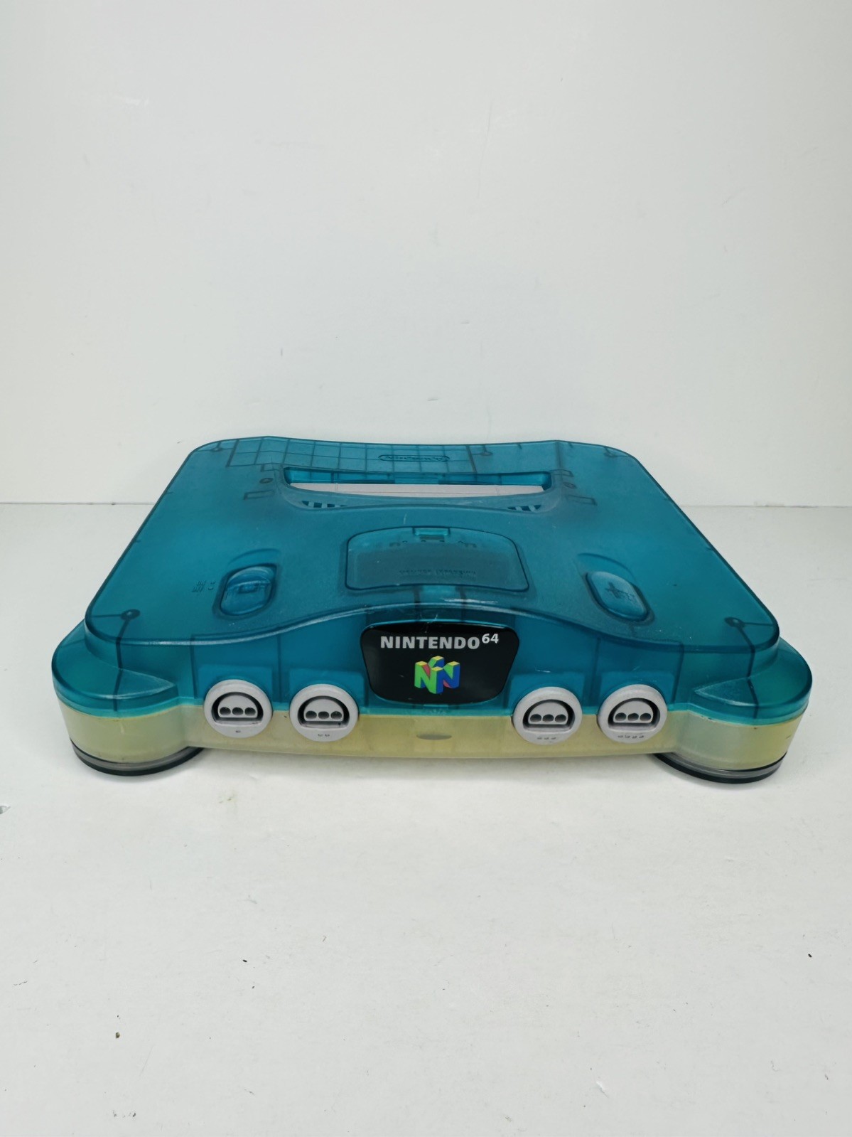 Vintage Nintendo 64 Clear Blue Console N64 Original Controller Cables