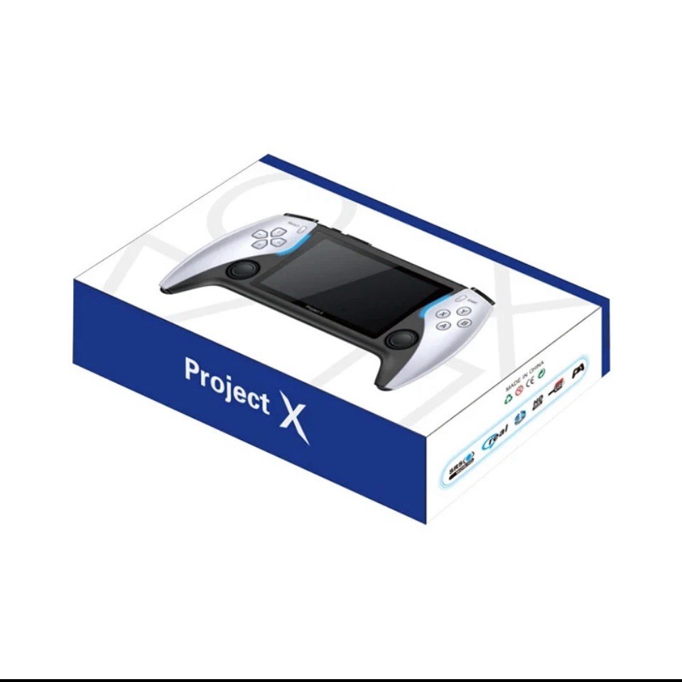 Project X * 4.3 Inch HD * game console * dual controllers * NEW