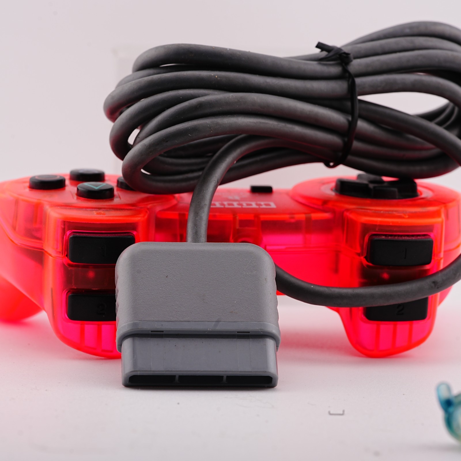 HORI PlayStation (PS1) HoriPad 2 Clear Pink Red