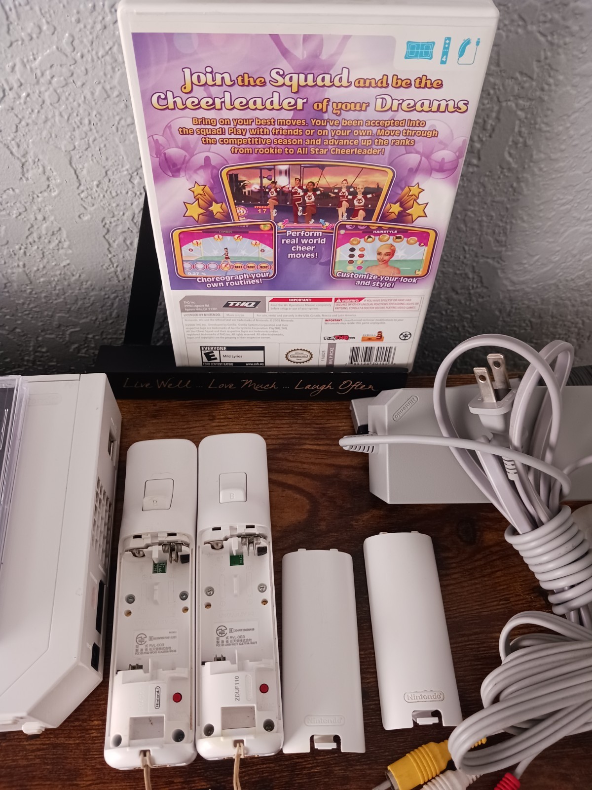 Nintendo Wii Console Bundle (RVL-001) ●Wii Sports Resort ●GameCube ●Zelda Link