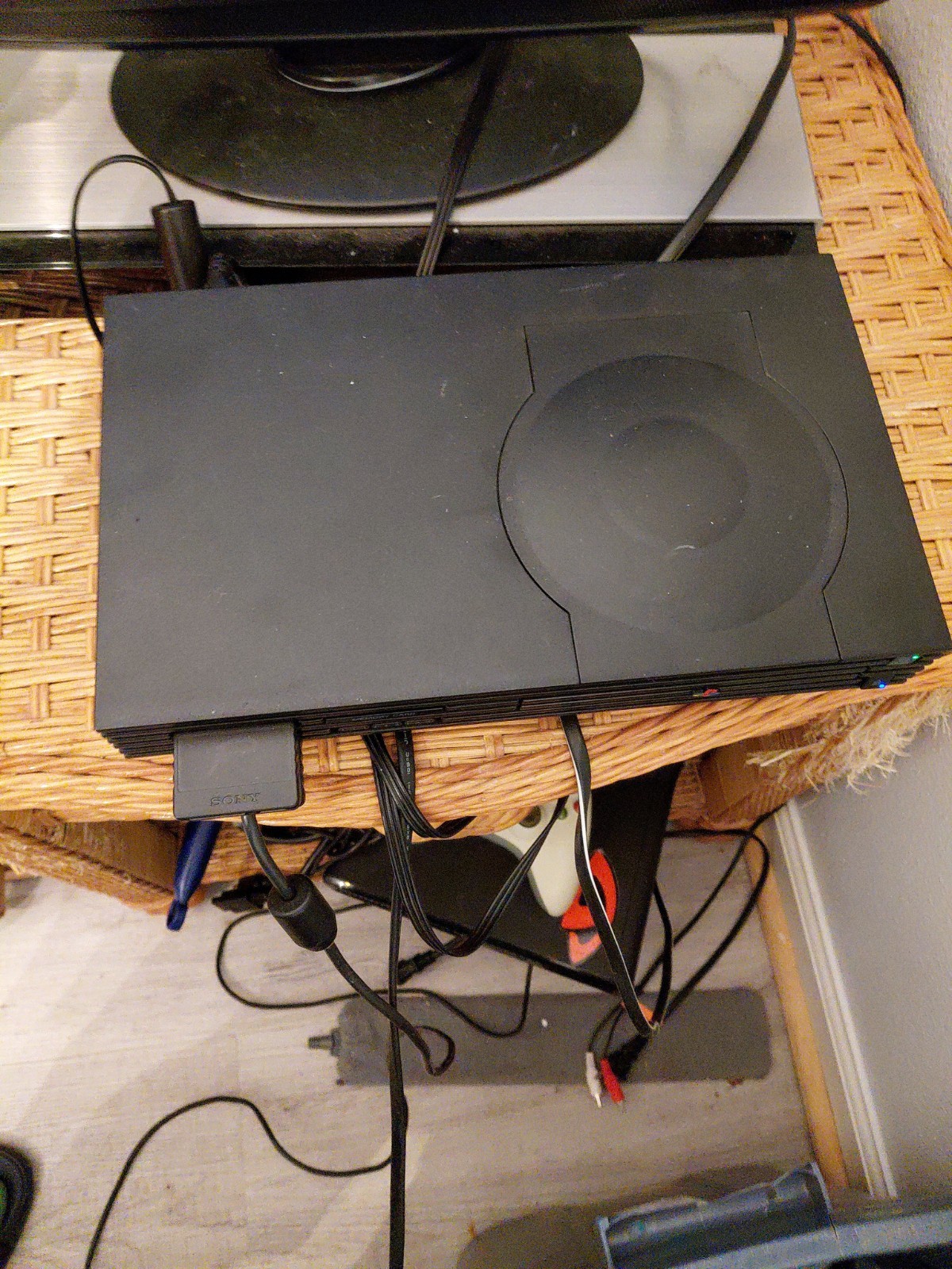 Sony PlayStation 2 Console – Black (SCPH-39001) Tested Works Comes Complete!