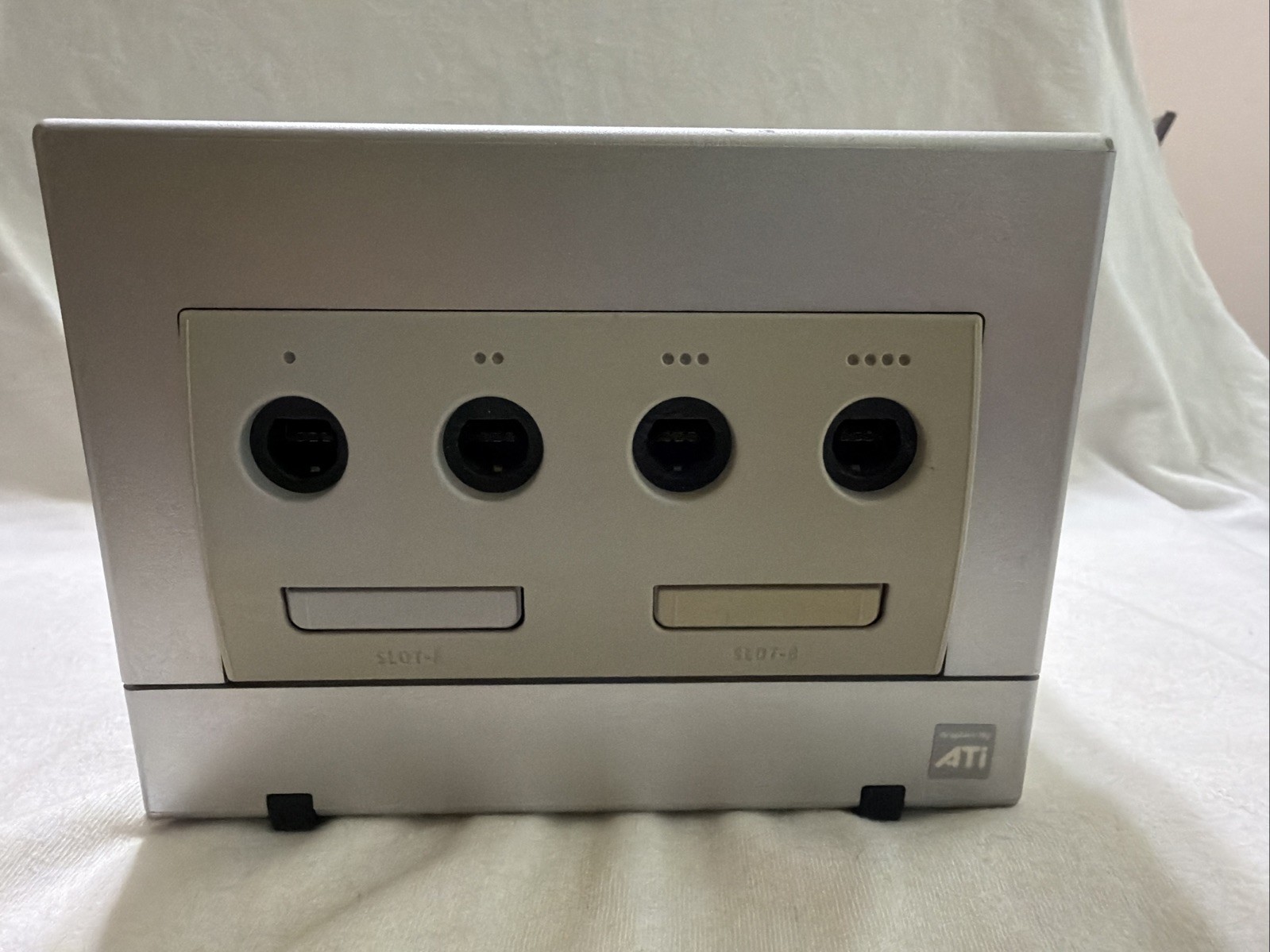Nintendo GameCube Indigo Silver Console Bundle Tested w/ Cords