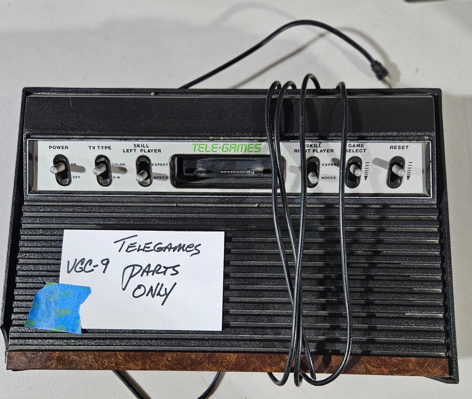 Vintage Sears TELE GAMES Atari 2600 – 6 – Rare Console – PARTS ONLY