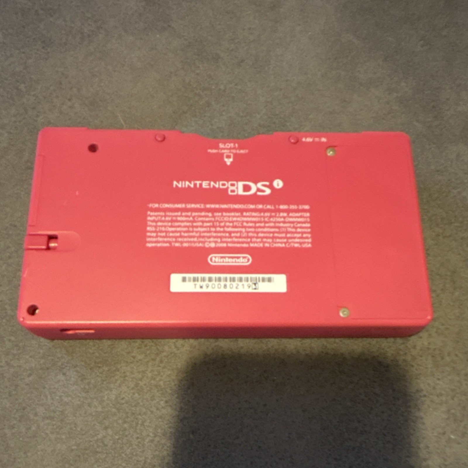 Nintendo DSi Pink Handheld Console Built-In Camera Wi-Fi Box Manuals