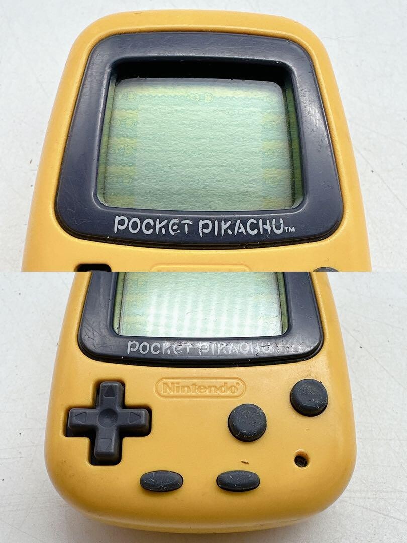 Pocket Pikachu Yellow Pedometer Pokemon Good Tested Japan