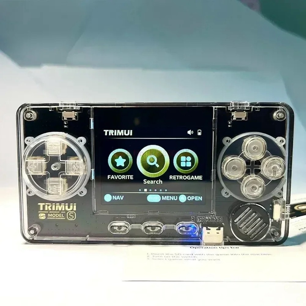Model S Handheld Game Machine 2 Inch Ips Screen Extremely Compact7724