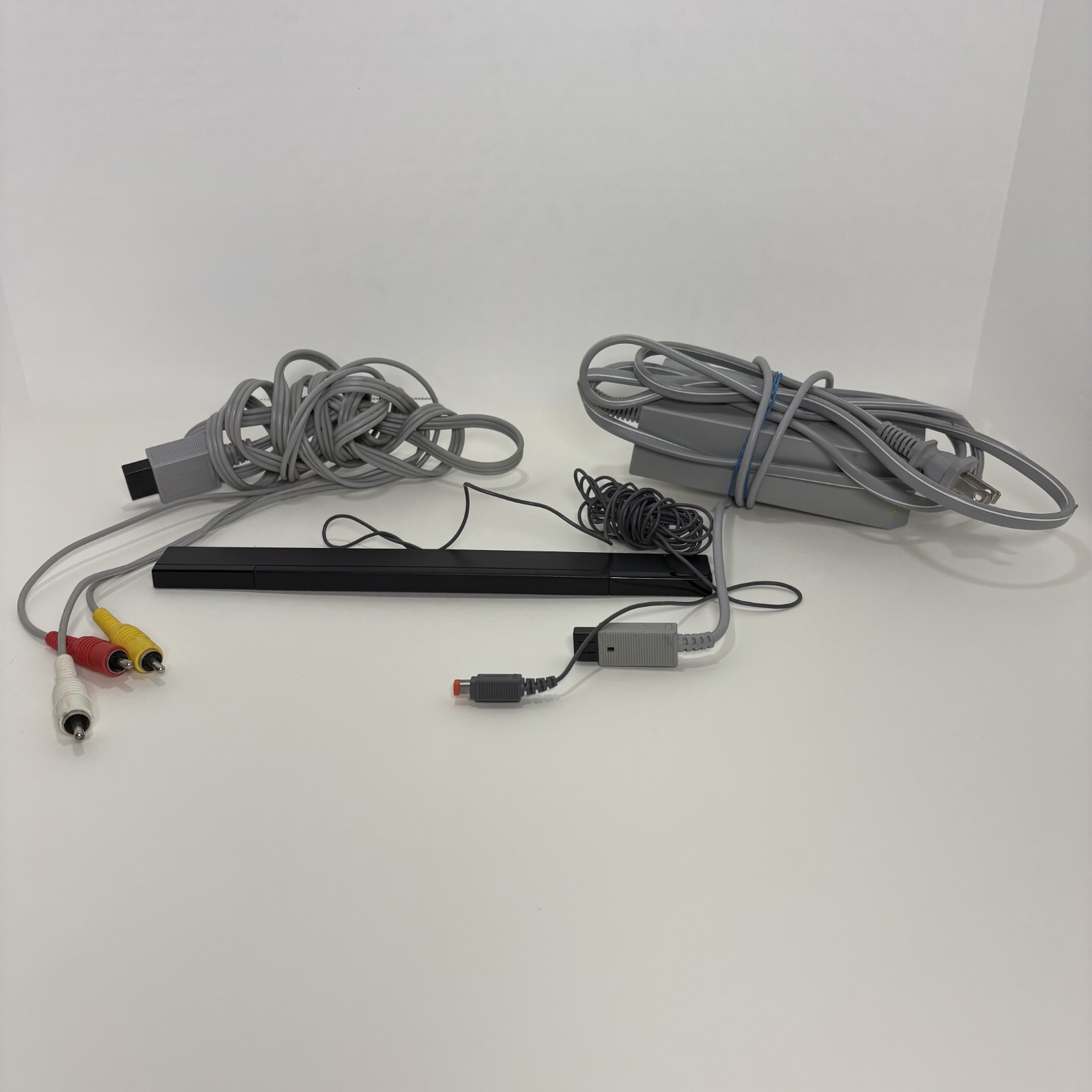Nintendo Wii Console Power Brick Cables Candy Remotes Nunchuck Games Sensor Bar