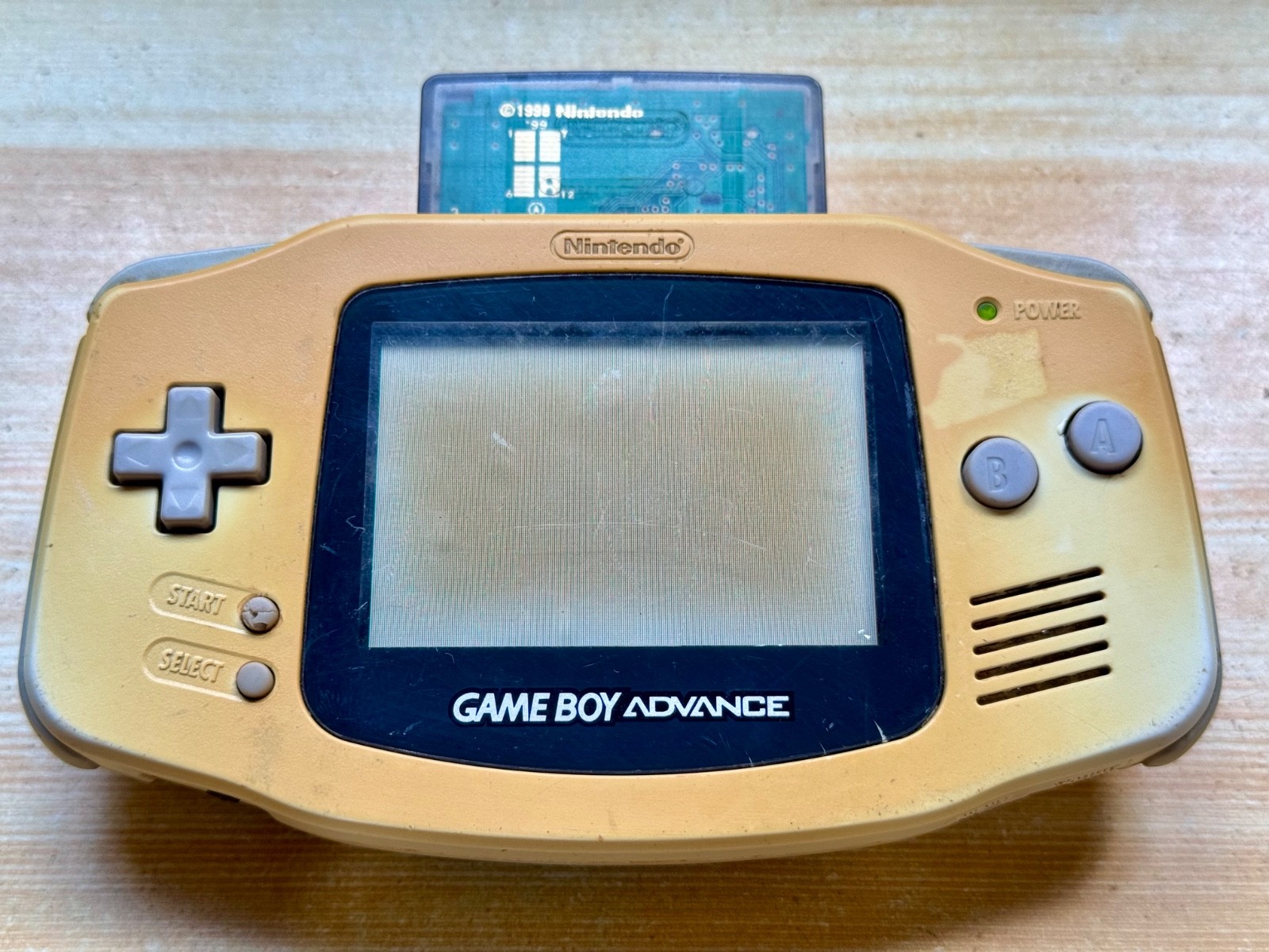 Nintendo Gameboy Advance AGB001 Pearl Ceramic White Handheld System Console GBA