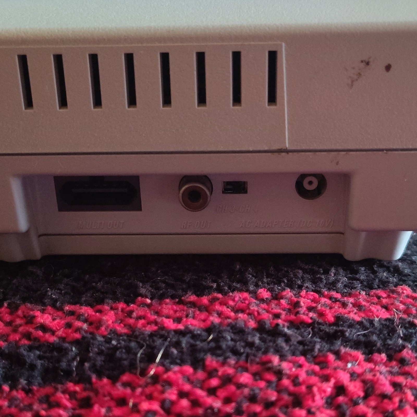 Nintendo SNES Super Nintendo Console One Chip Barcode