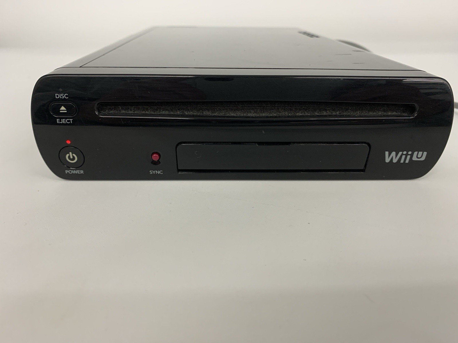 Wii U console,WUP-101(01) Black, power-on confirmed 0612-203