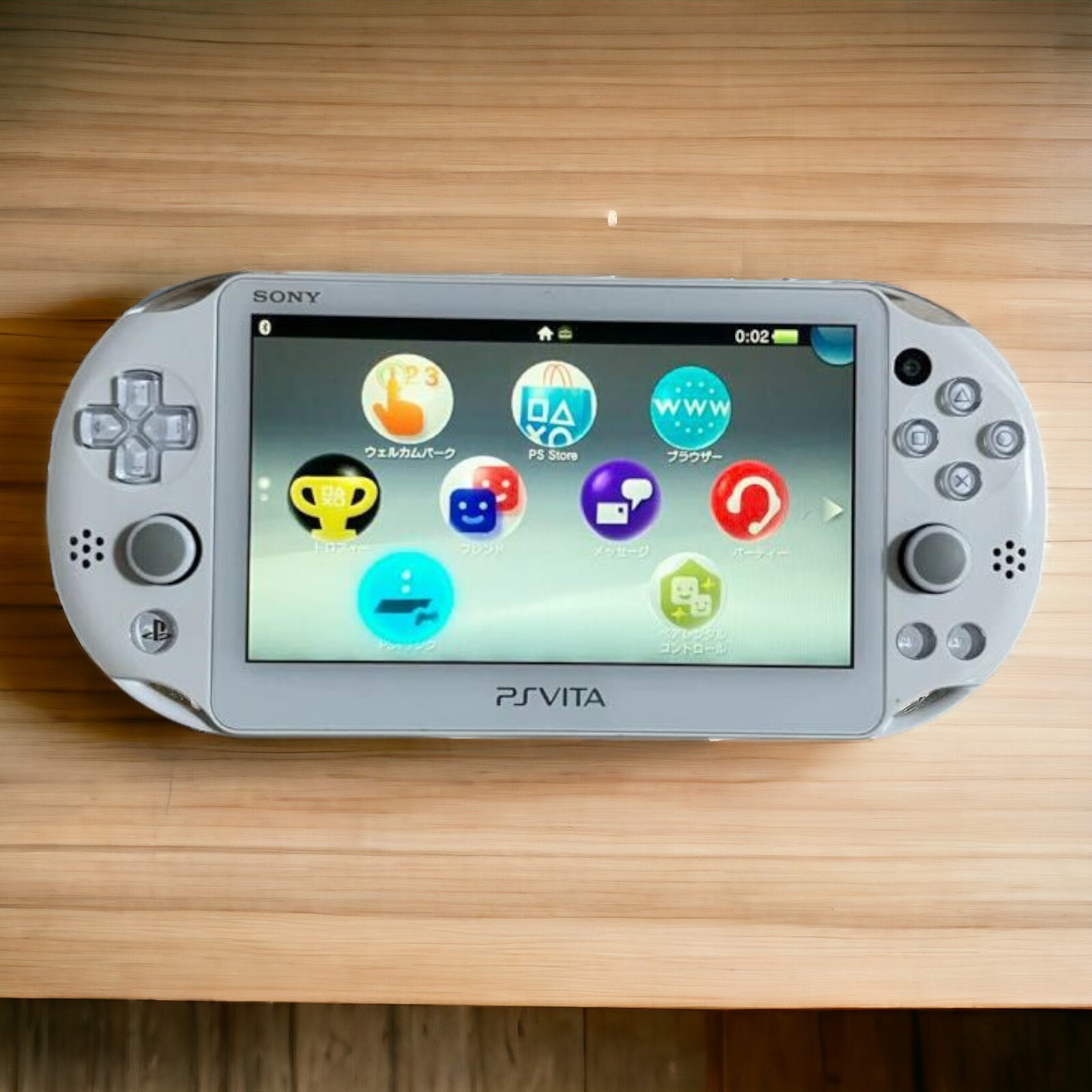 PlayStation PS Vita PCH-2000 ZA12 Wi-Fi Slim Model White SONY Console Working