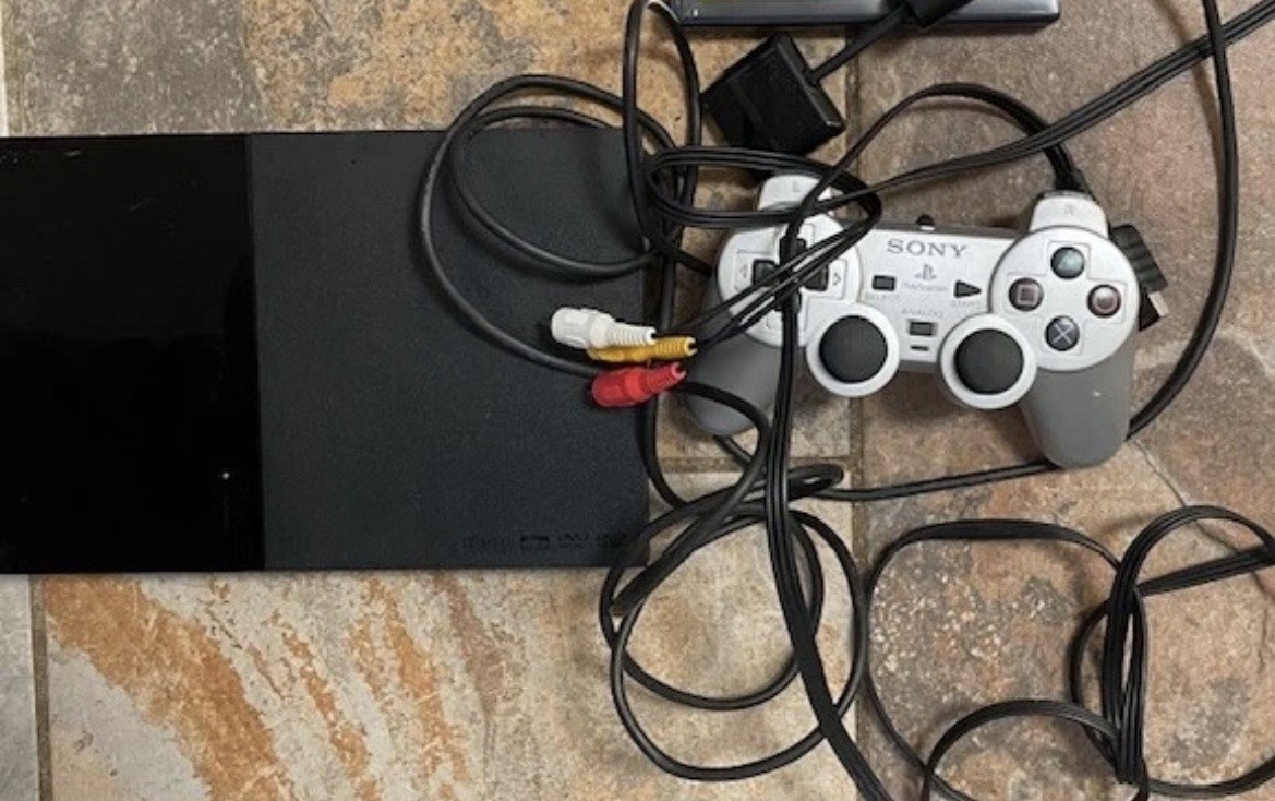 Sony PS2 Slim Black Console SCPH-90000 Plays Japanese Games Only
