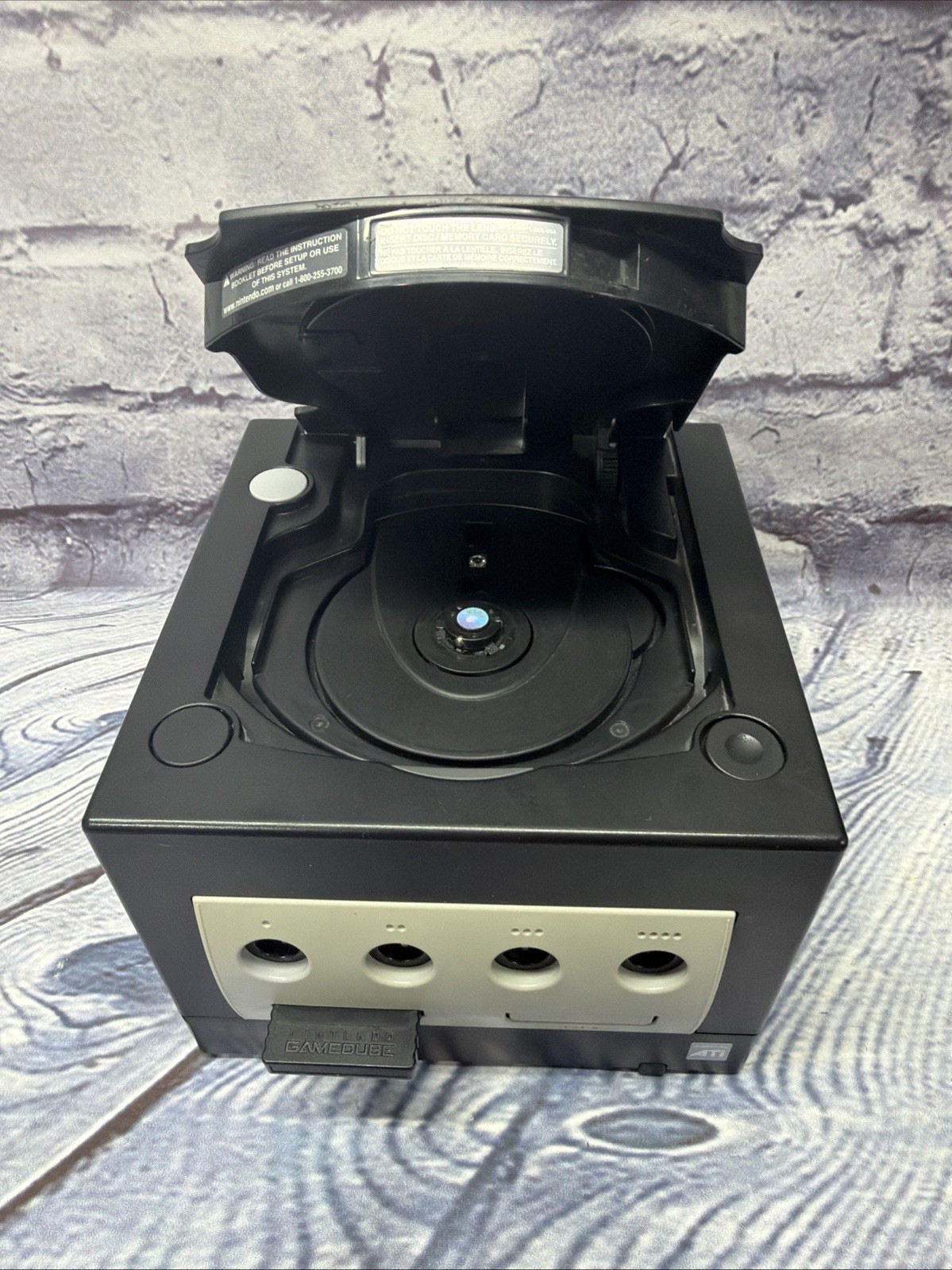 Nintendo GameCube Black Console Bundle W/ Cords & 30 Games. Tested Read Descript