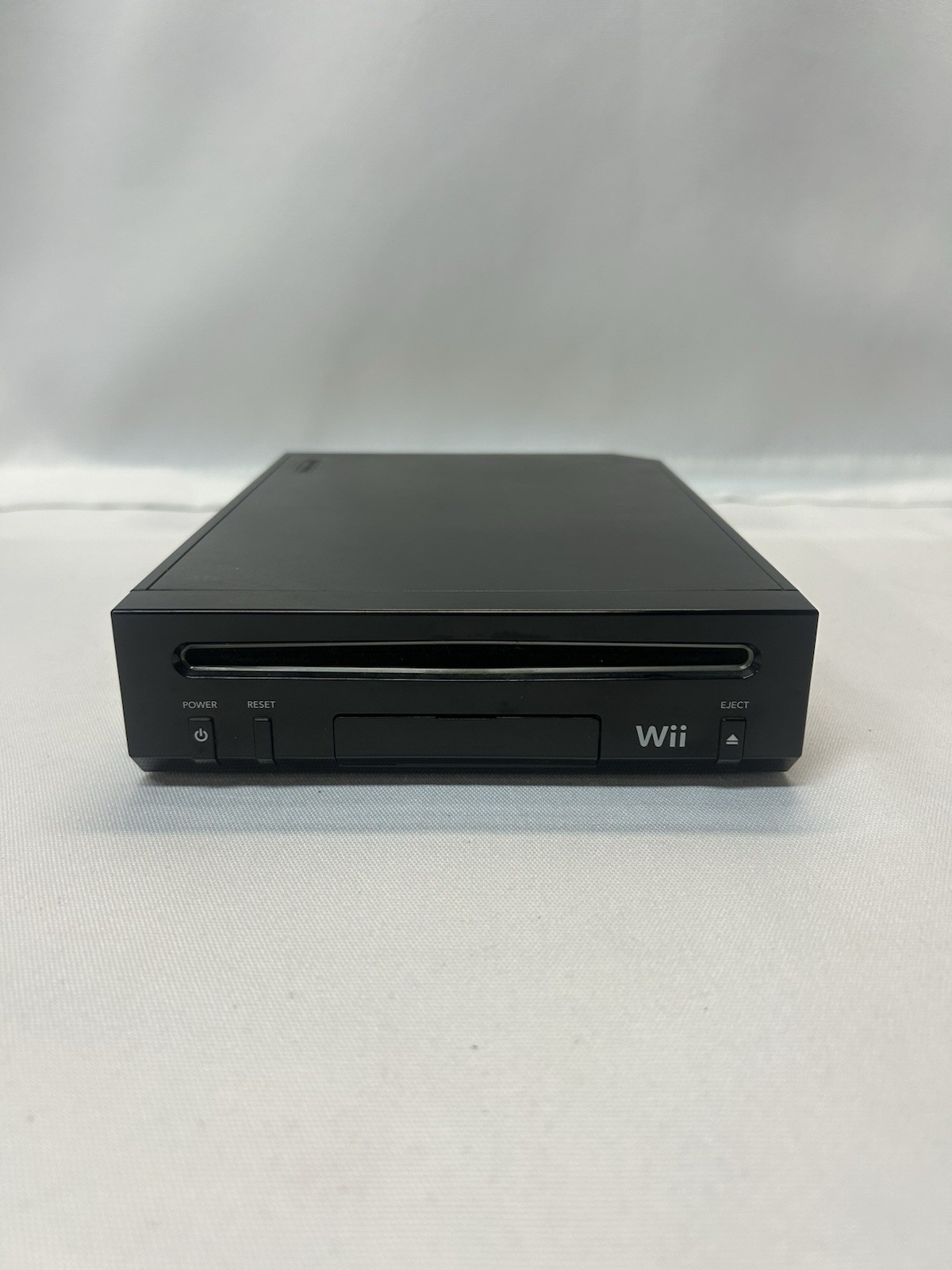 Nintendo Wii Black Console Bundle Complete In Box Wii Sports & Resort 4 Game Set