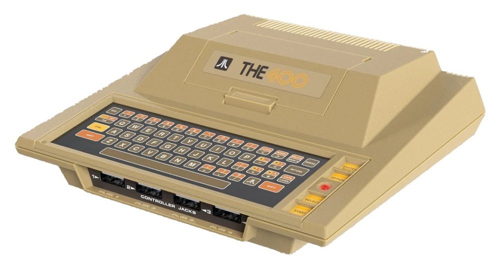 Atari 1120046 Retro Games The 400 Mini Beige Video Game Console