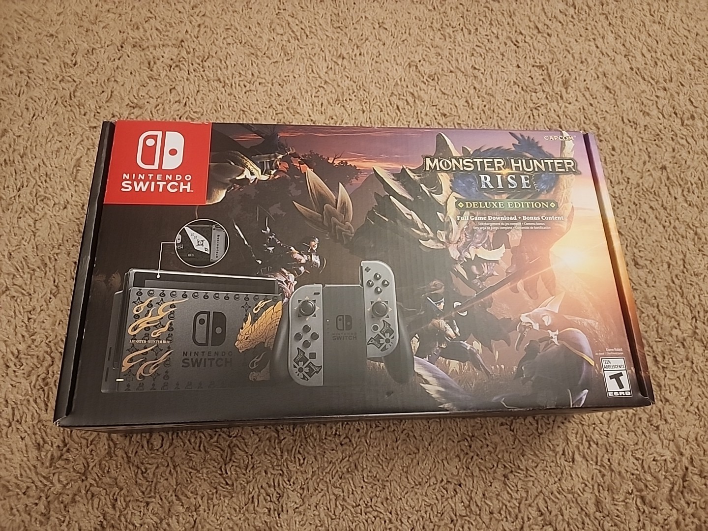 NEW Nintendo Switch Monster Hunter Rise Console – Deluxe Edition Limited Edition