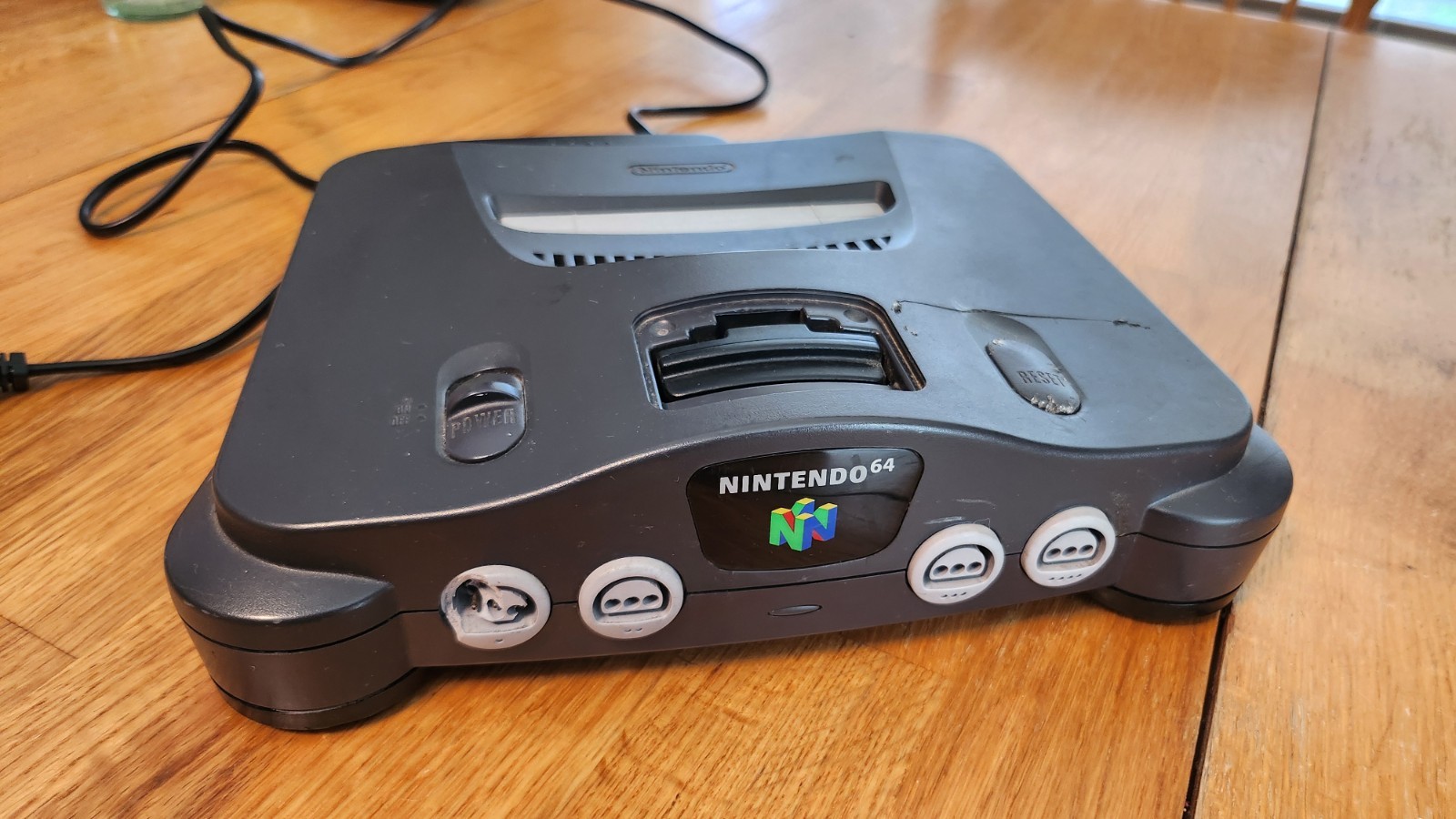 Nintendo 64 Home Console – Black W/Retro-bit Booster Pack & Power Cable READ
