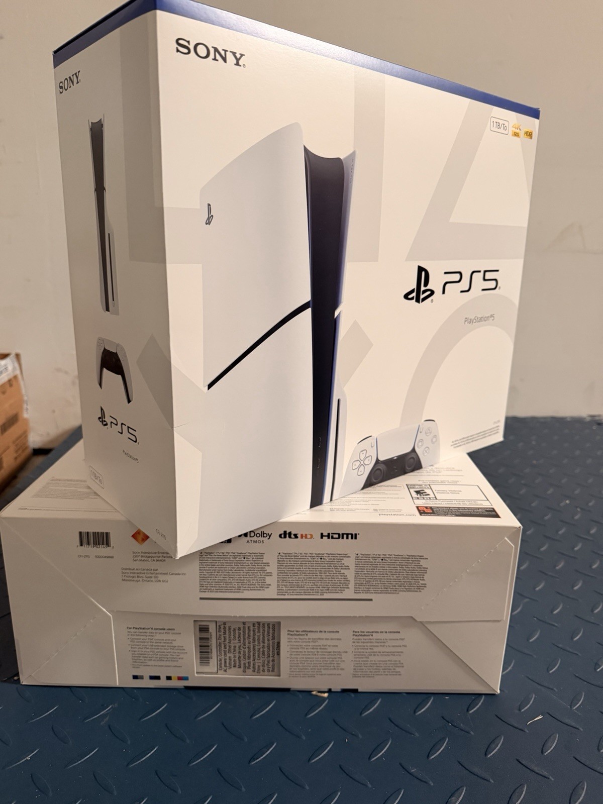 Sony PlayStation 5 Disc Console Slim 1TB White 4K UHD Ray Tracing