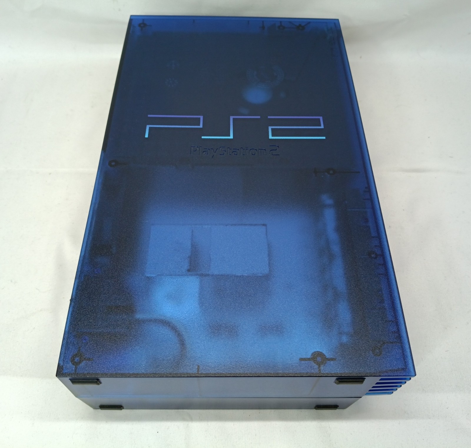 PS2 Ocean Blue Console Controller Stand Playstation2 SCPH-37000 NTSC-J Tested