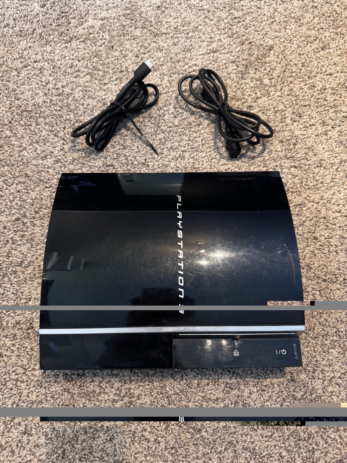 Sony PlayStation 3 Fat 80GB Console CECHL01 + Cords – TESTED & WORKING
