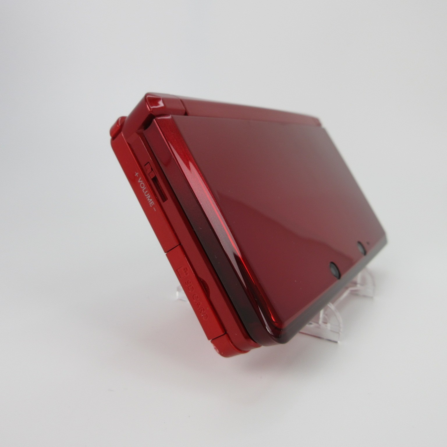 【Very Good】Nintendo 3DS Flare Red Console Box Charger Japanese Edition #Den0816