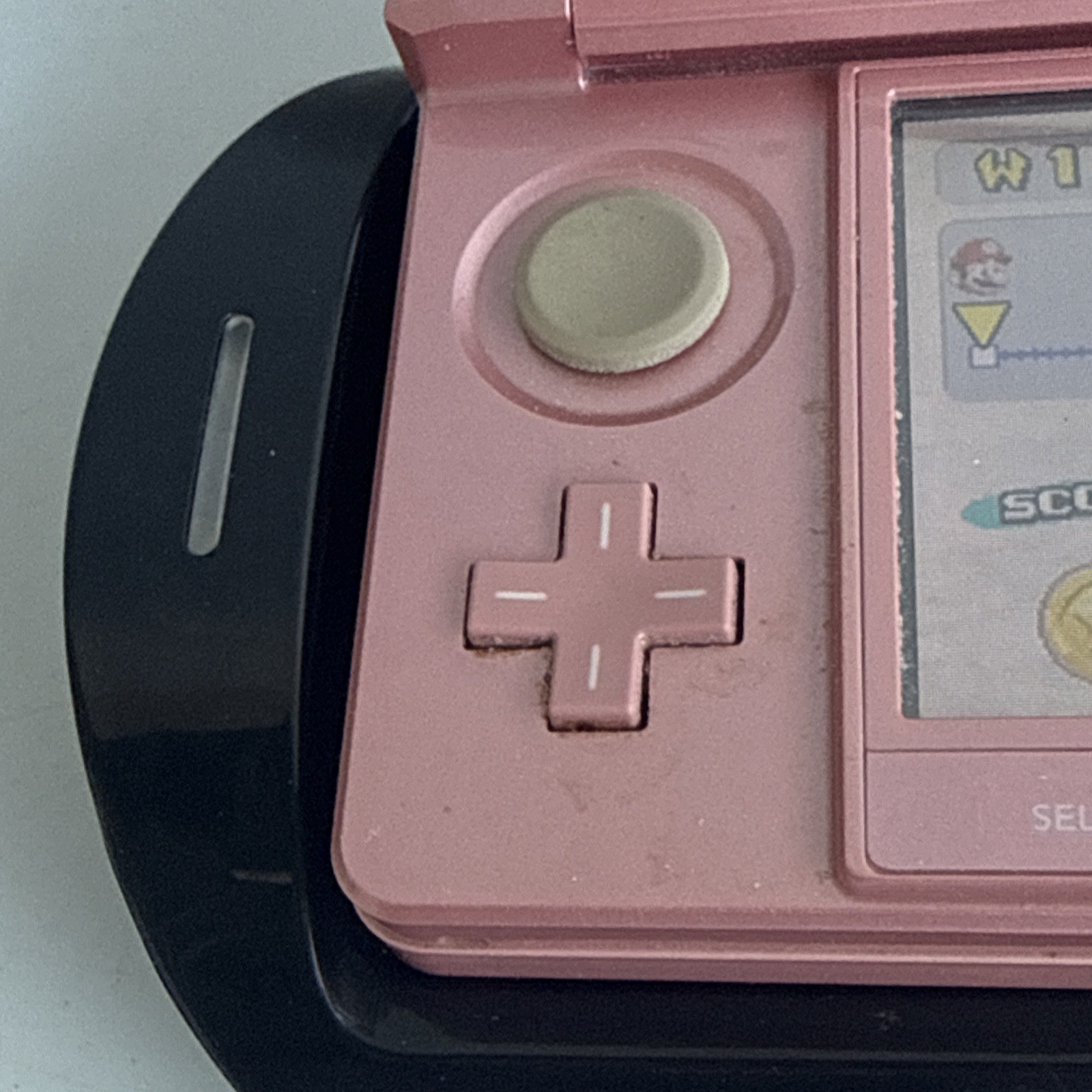 Nintendo 3DS Pearl Pink Handheld System Tested Working No Games No Charger READ