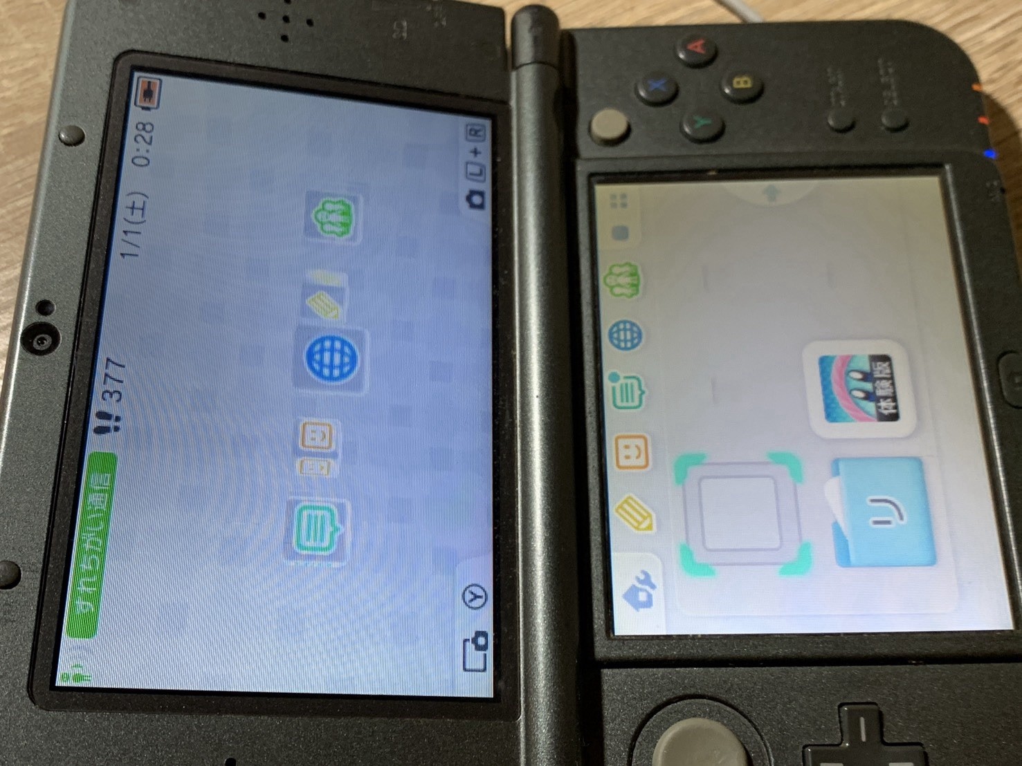 0800 Nintendo New 3DS LL Metallic Black Good TESTED