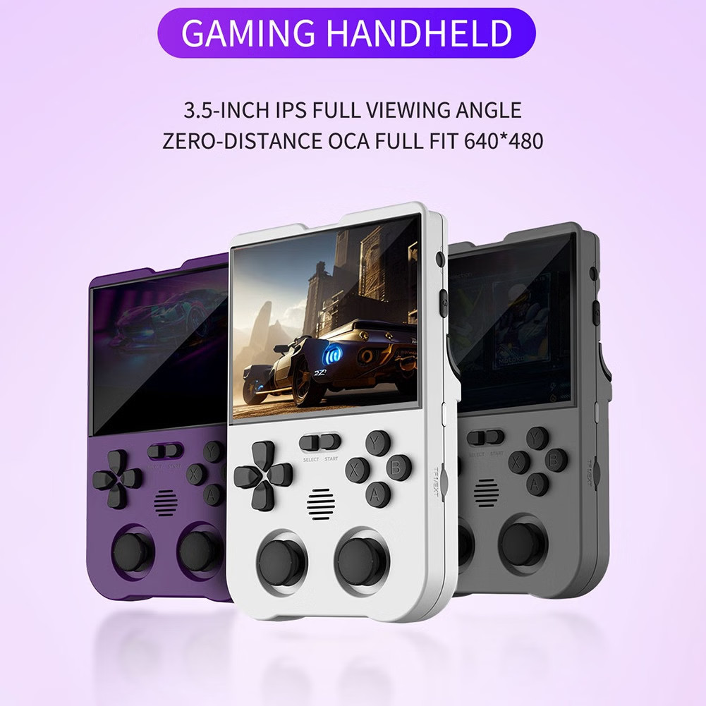 XU10 Retro Handheld Mini Game Console with 3000mAh Rechargeable Battery 3.5-Inch