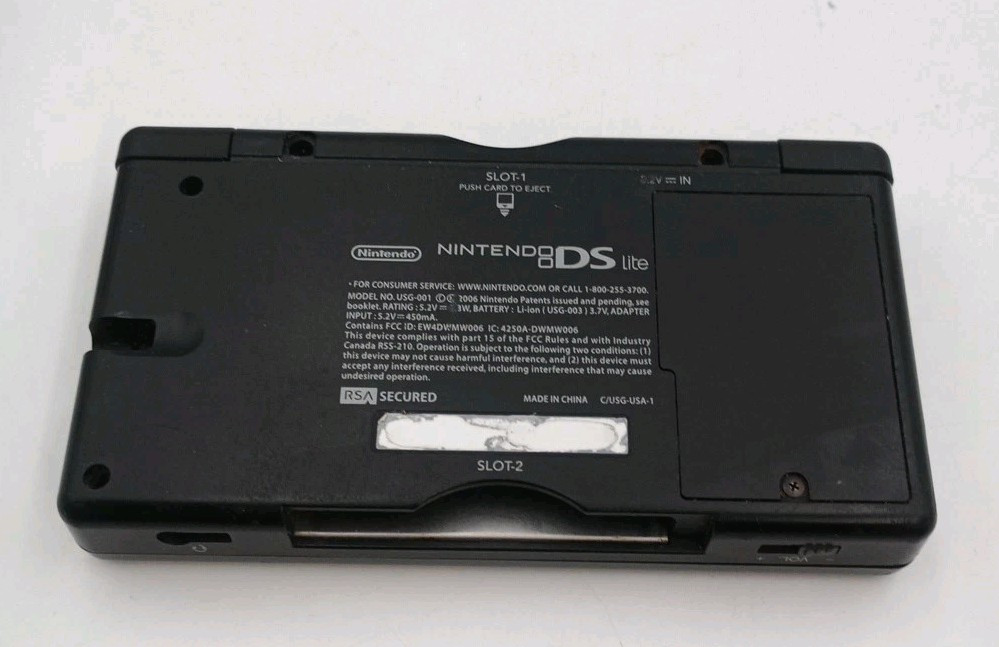 Nintendo DS Lite Systems Black And Pink *See Details And Pictures With Game