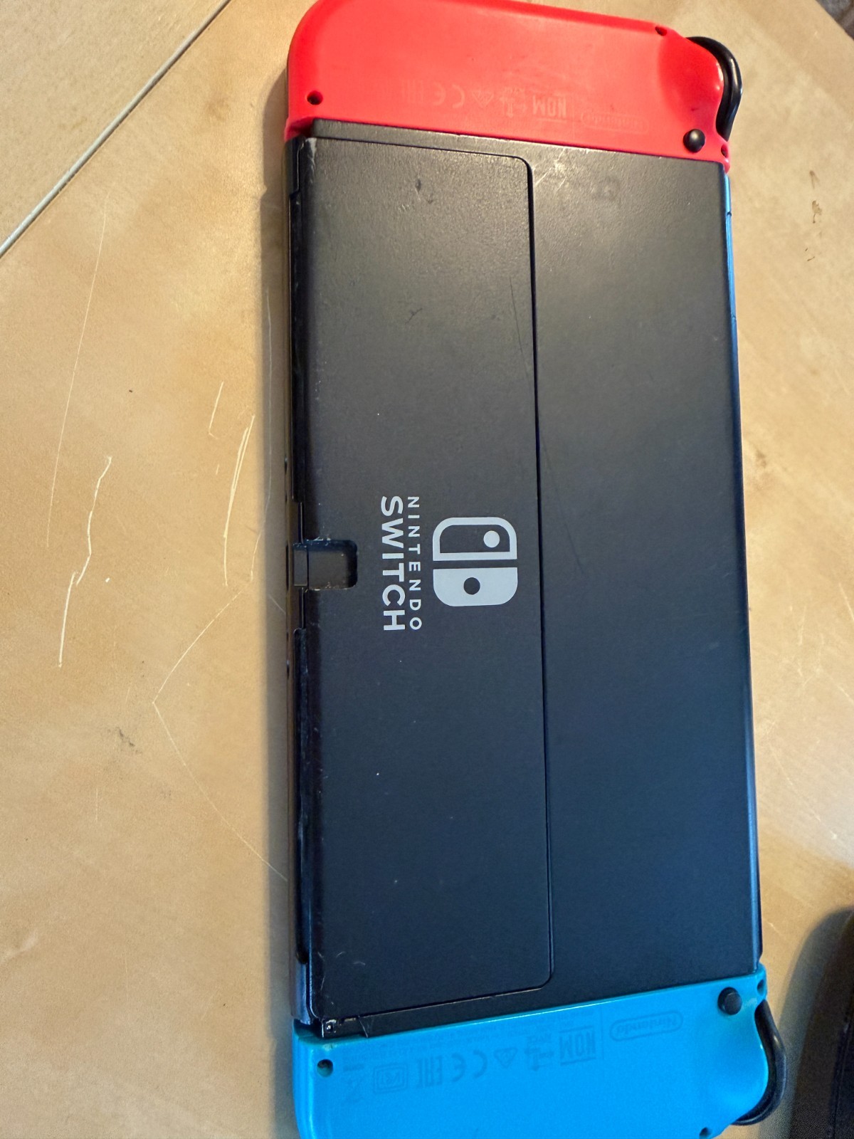 Nintendo Switch OLED – Fair Used Cond – Chipped Plastic – Works READ