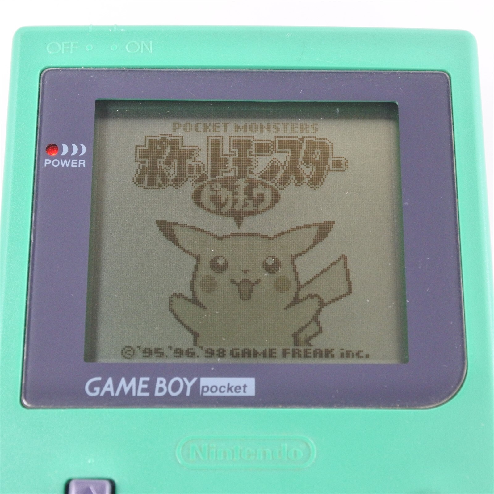 Gameboy Pocket Console GREEN MGB-001 Boxed made in CHINA Nintendo MH15005967 gb