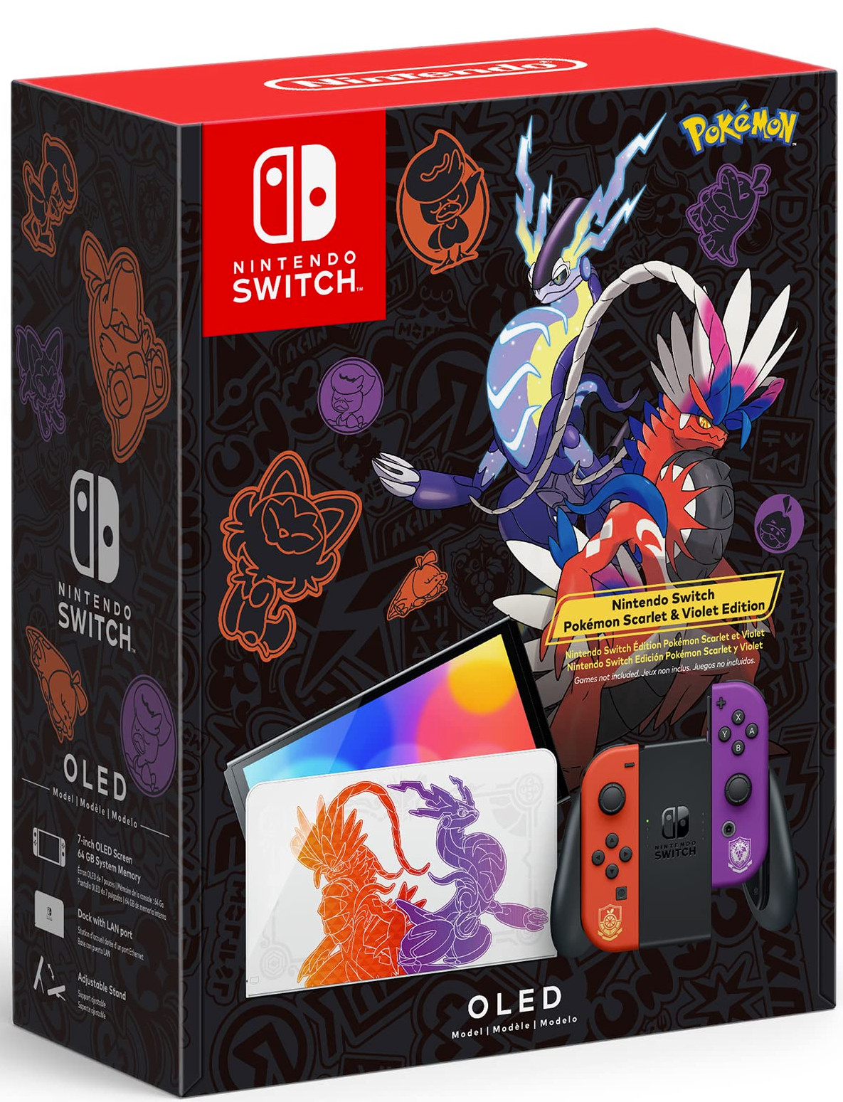 Nintendo Switch Pokemon Scarlet/Violet OLED System