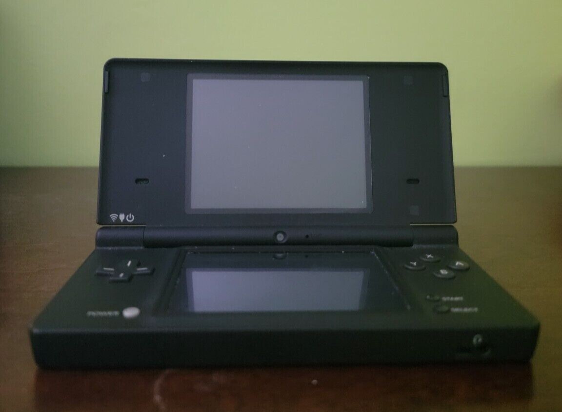 Nintendo DSi Launch Edition Matte Black (HBrewed) (Good Condition)