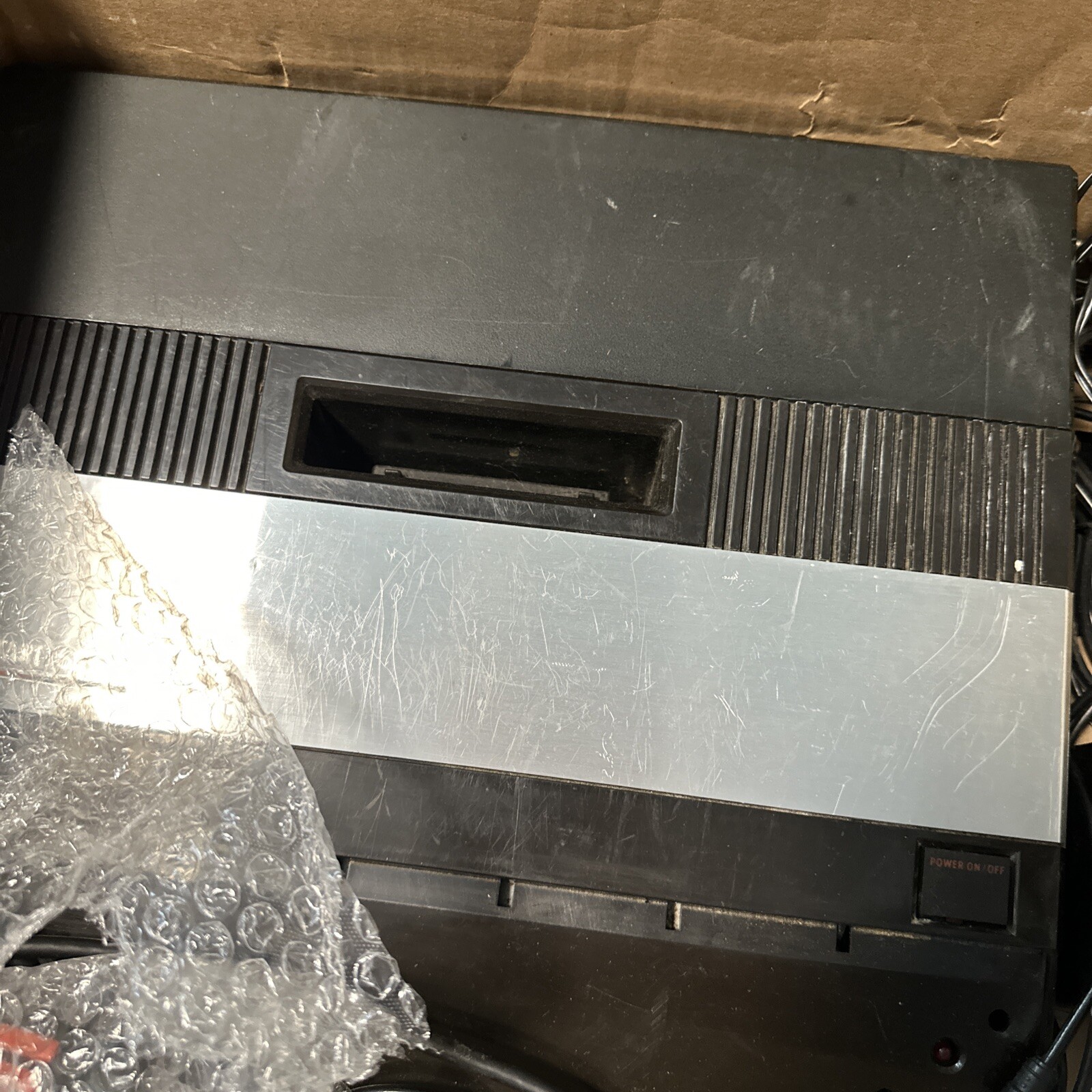 Atari 5200 Console With Controller, Wires, Power Supply. AS IS