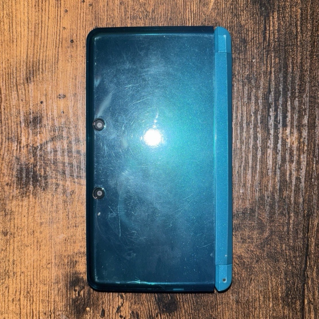 Nintendo 3DS CTR-001 Blue Handheld System NTSC-J 2011 Wi-Fi Headphone READ DESC