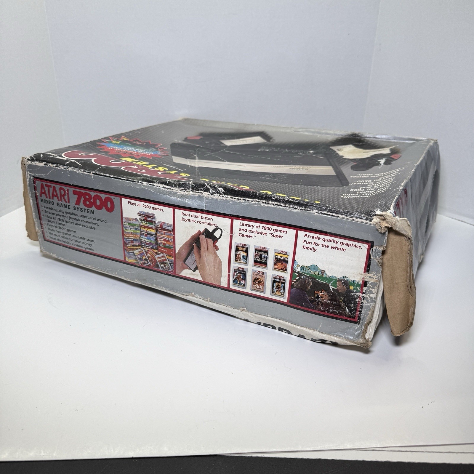 Atari 7800 Console In Box B.