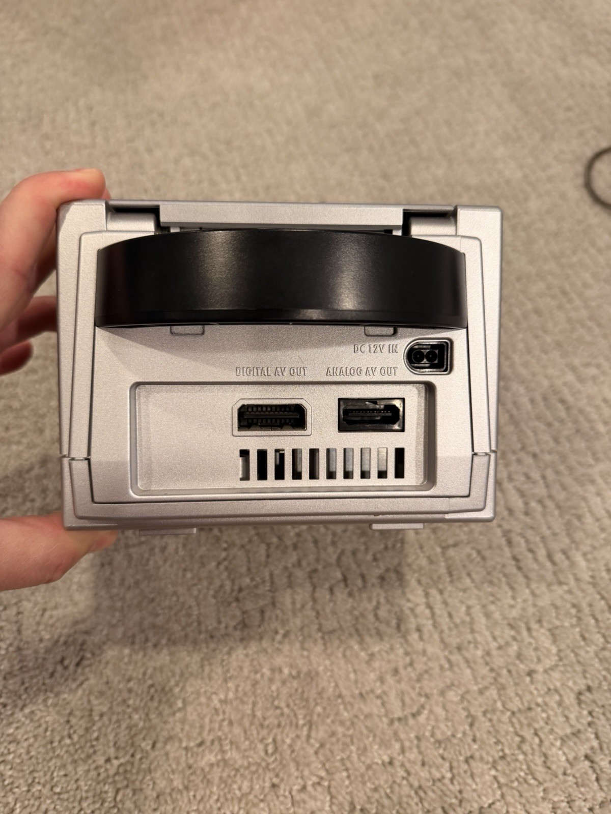 Nintendo GameCube Gaming System – Silver With 2 Controllers And Memory Card