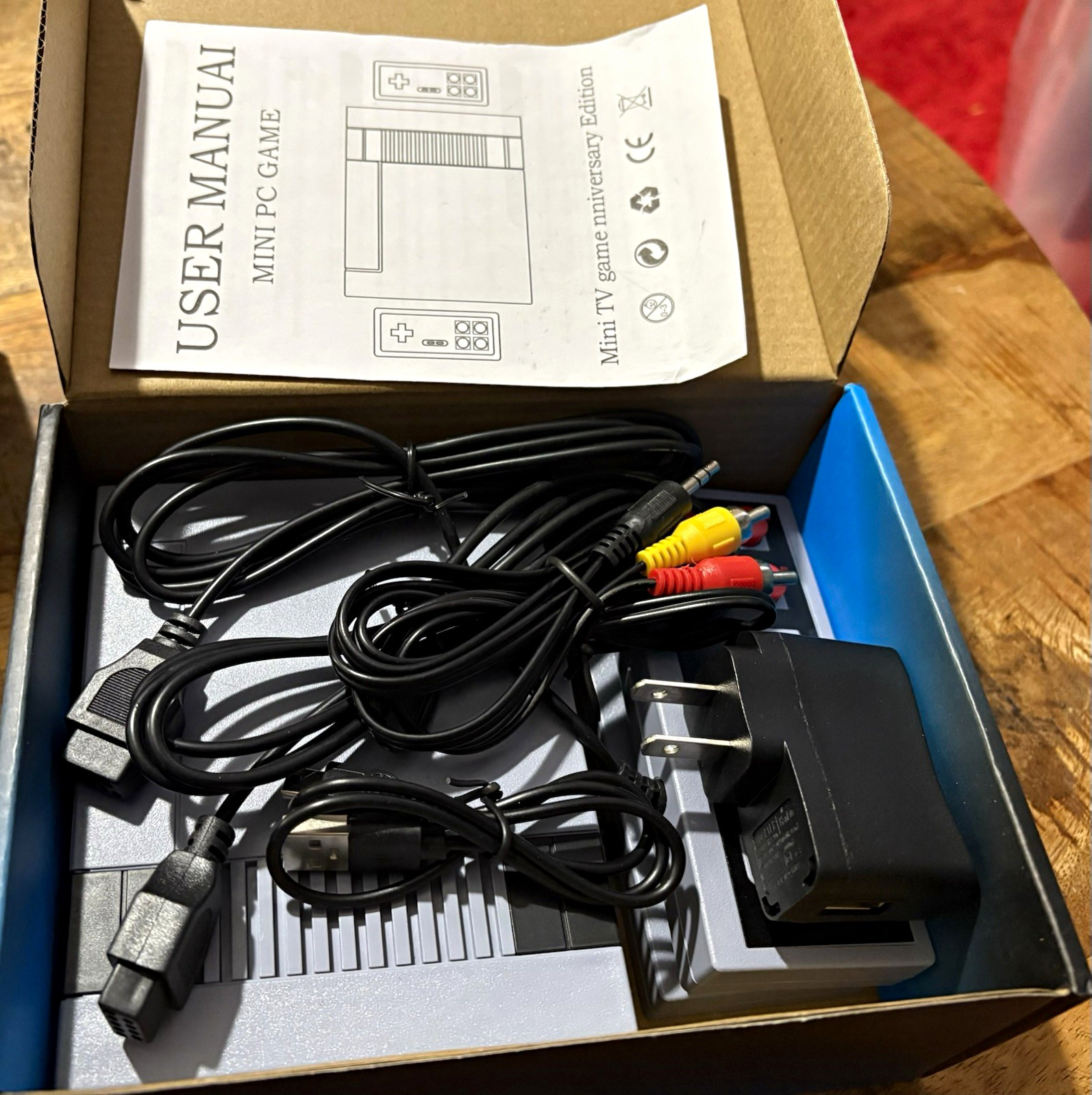 Mini Game Anniversary Edition Gray NES Home Console, 620 Games, Plug and Play