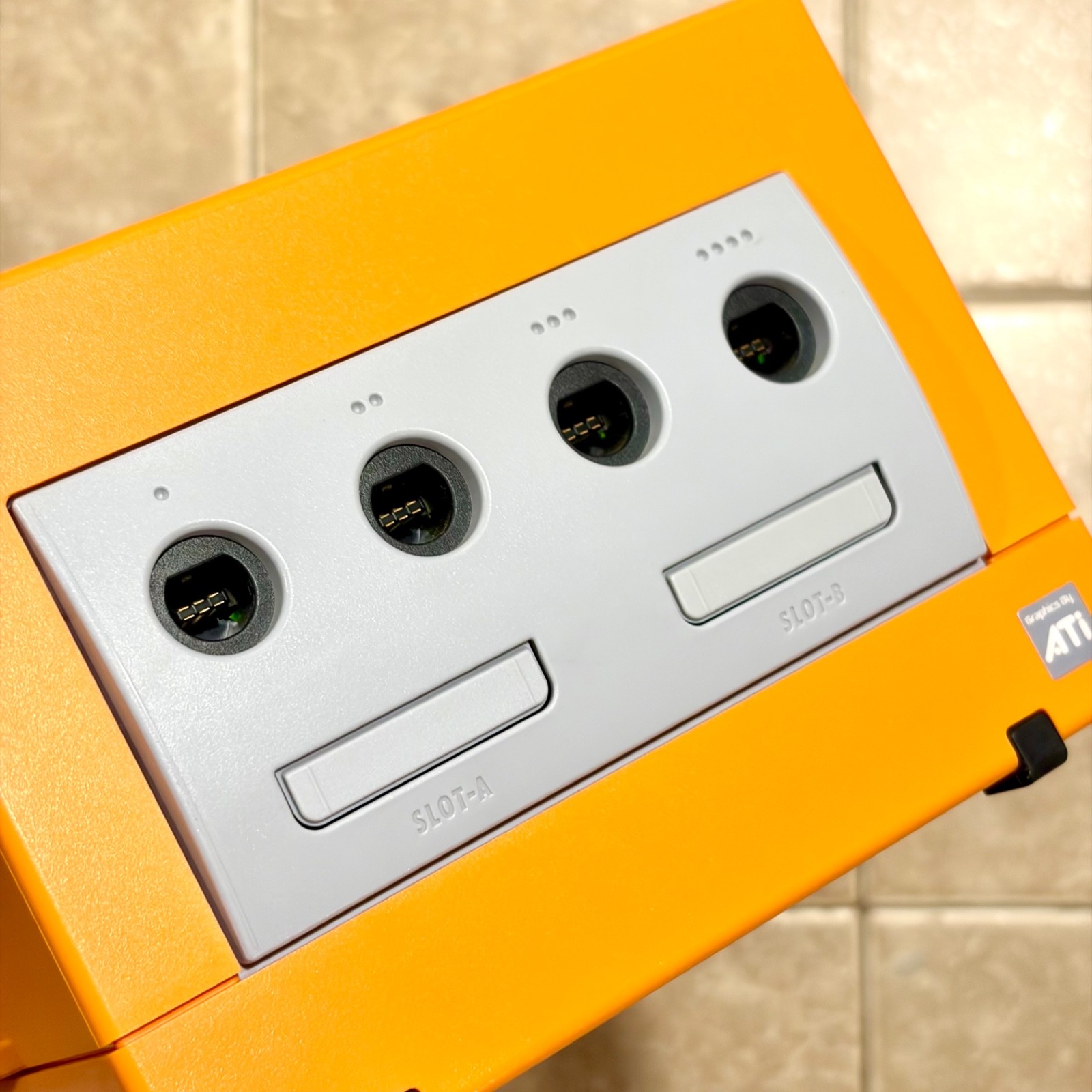SPICE ORANGE Nintendo GameCube Console DOL-001 Authentic REGION FREE JPN / USA