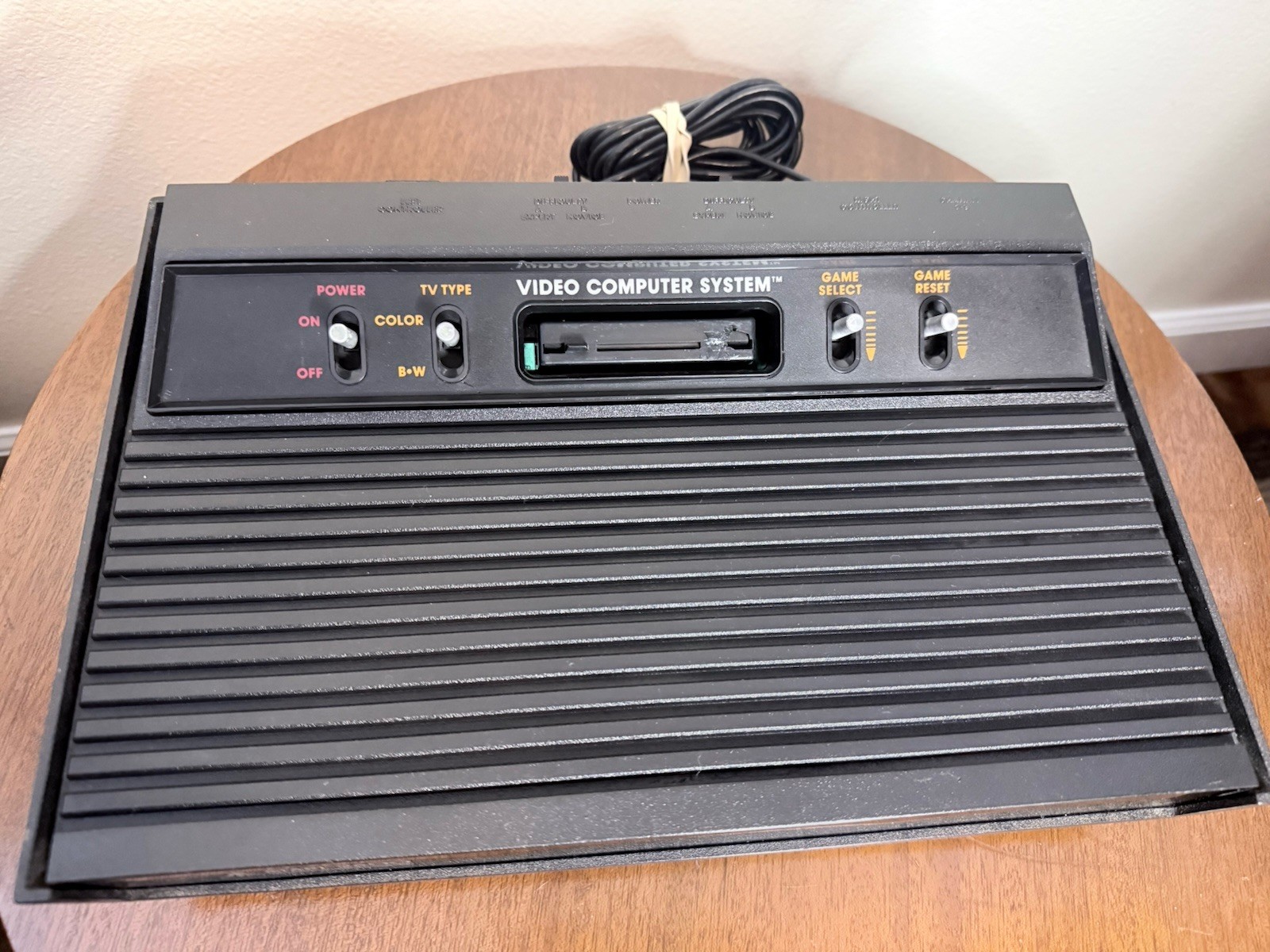 Recapped Atari 2600 “Vader” Black Game Console w/ Game & Joystick