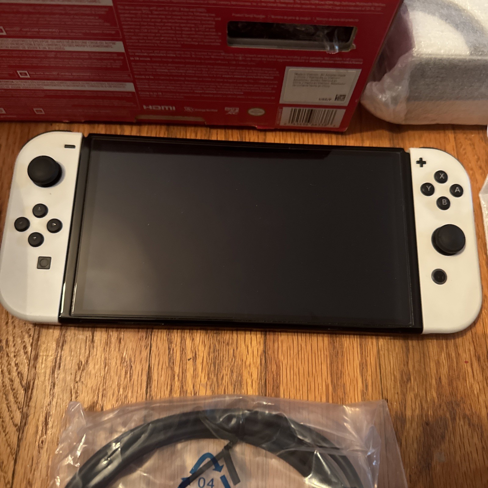 Nintendo Switch OLED Model Console OLED Display, White Joy-Con W/ Box PRISTINE!