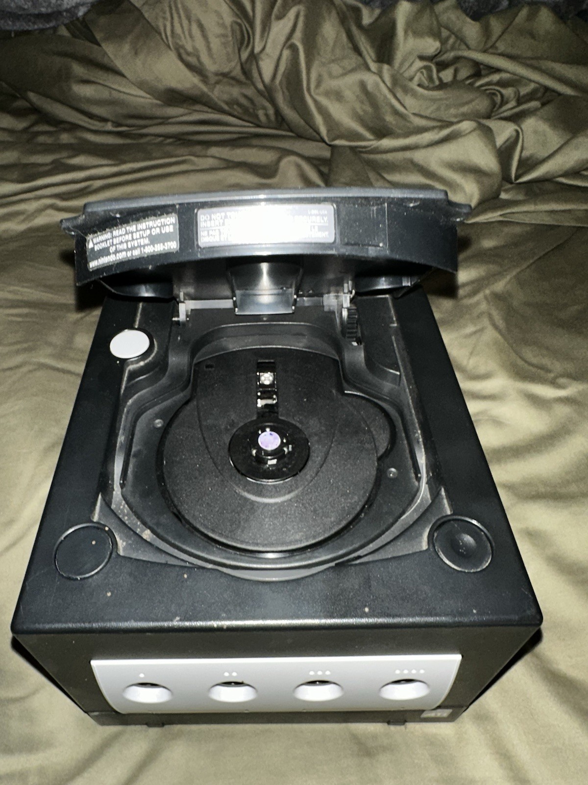 Nintendo GameCube Black Console, 4 Controller Ports, Component & Composite RCA