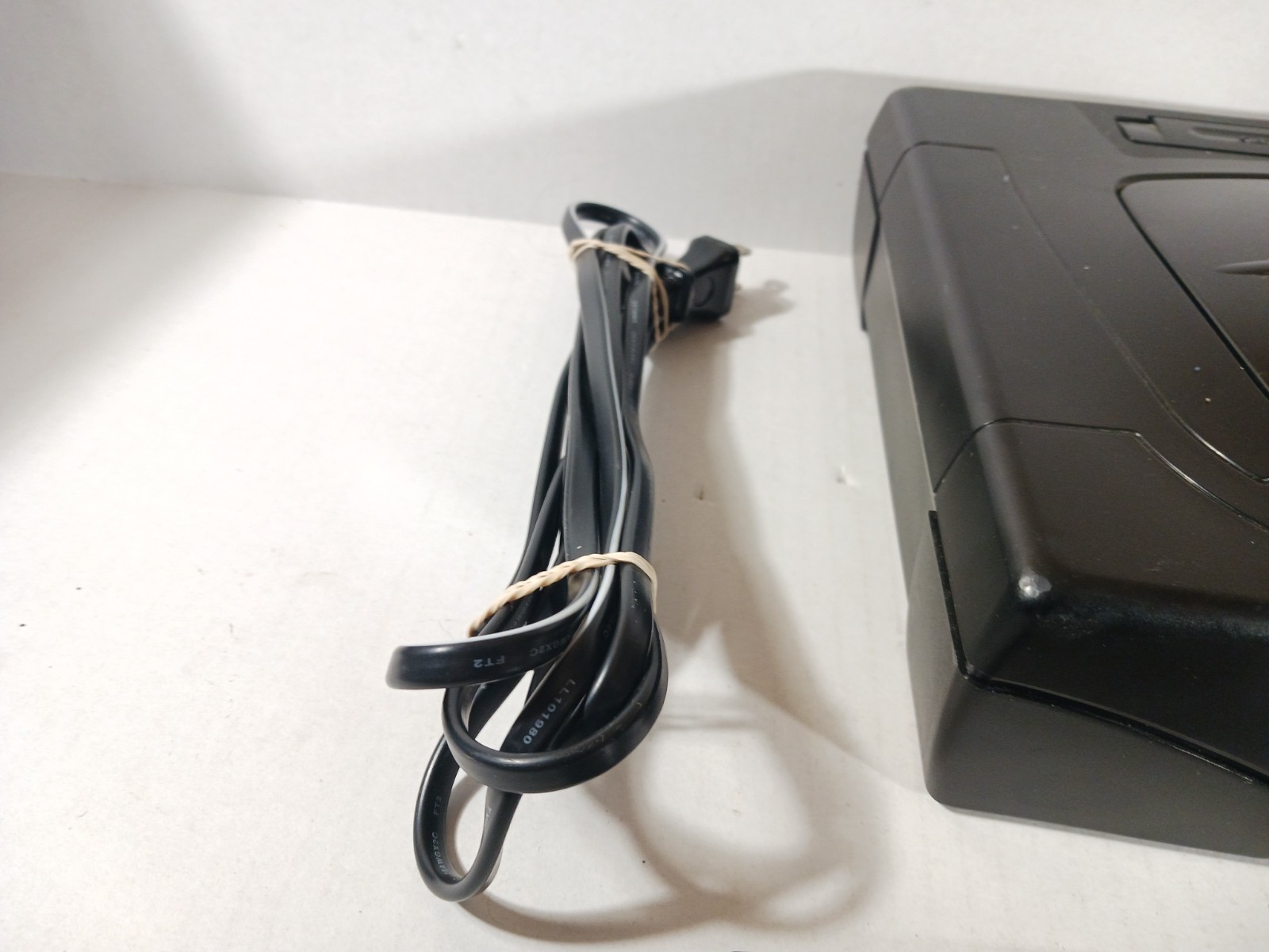 SEGA Saturn Black Console With Controller Tested With Cords Official Controller