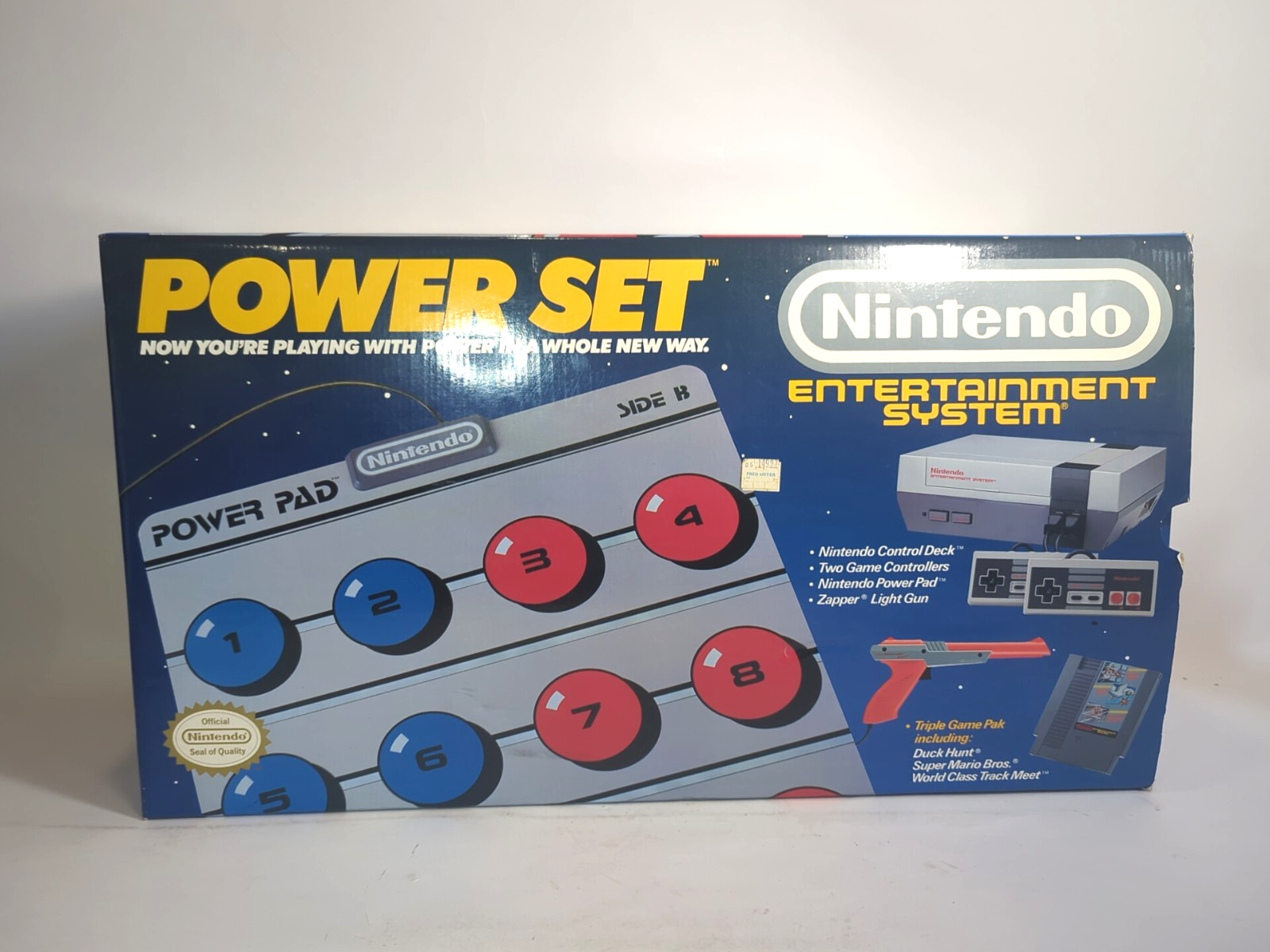 Nintendo NES Power Set With Original Box No Game Tested And Works
