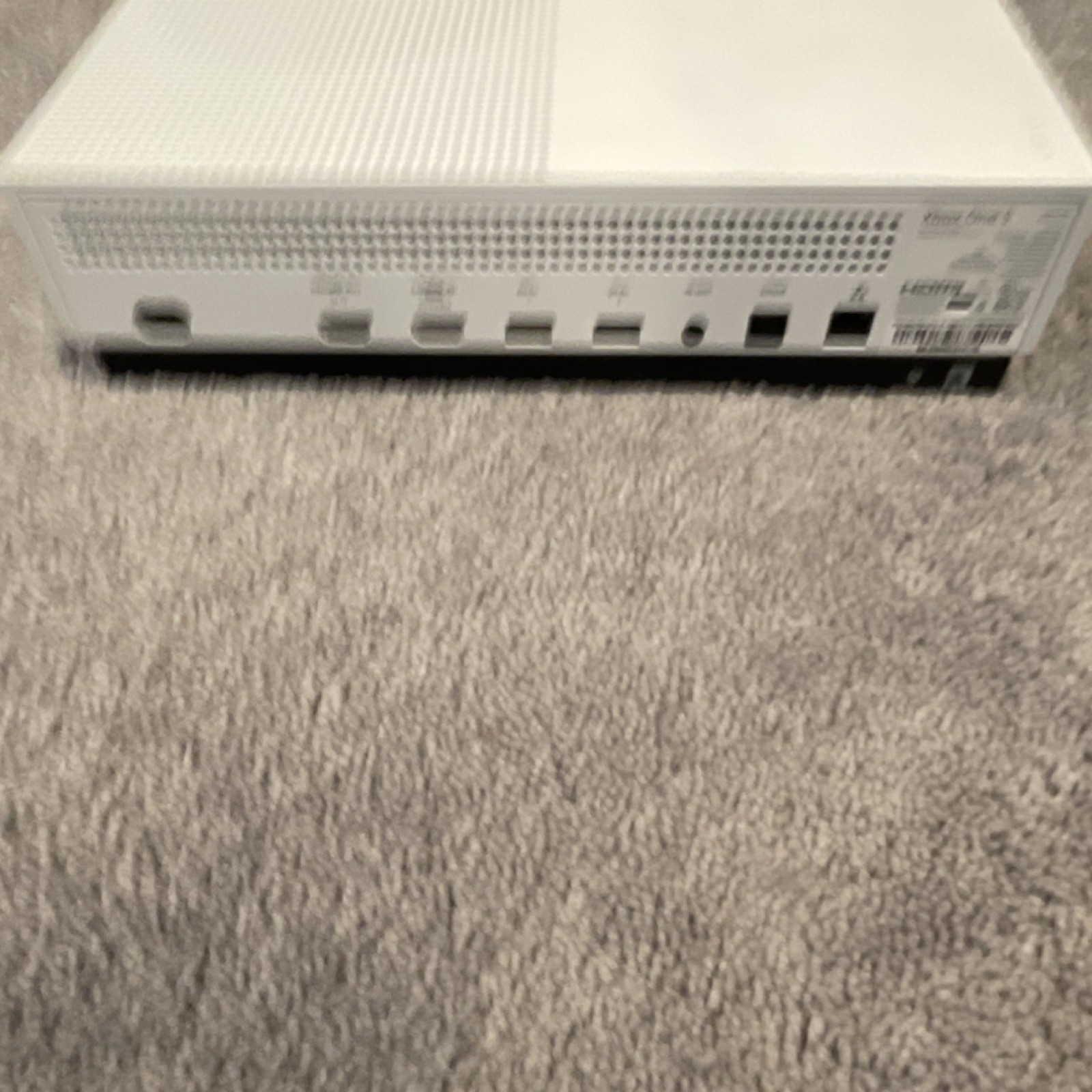 Microsoft Xbox One S White Home Console Wi-Fi Blu-Ray HDMI USB Ethernet