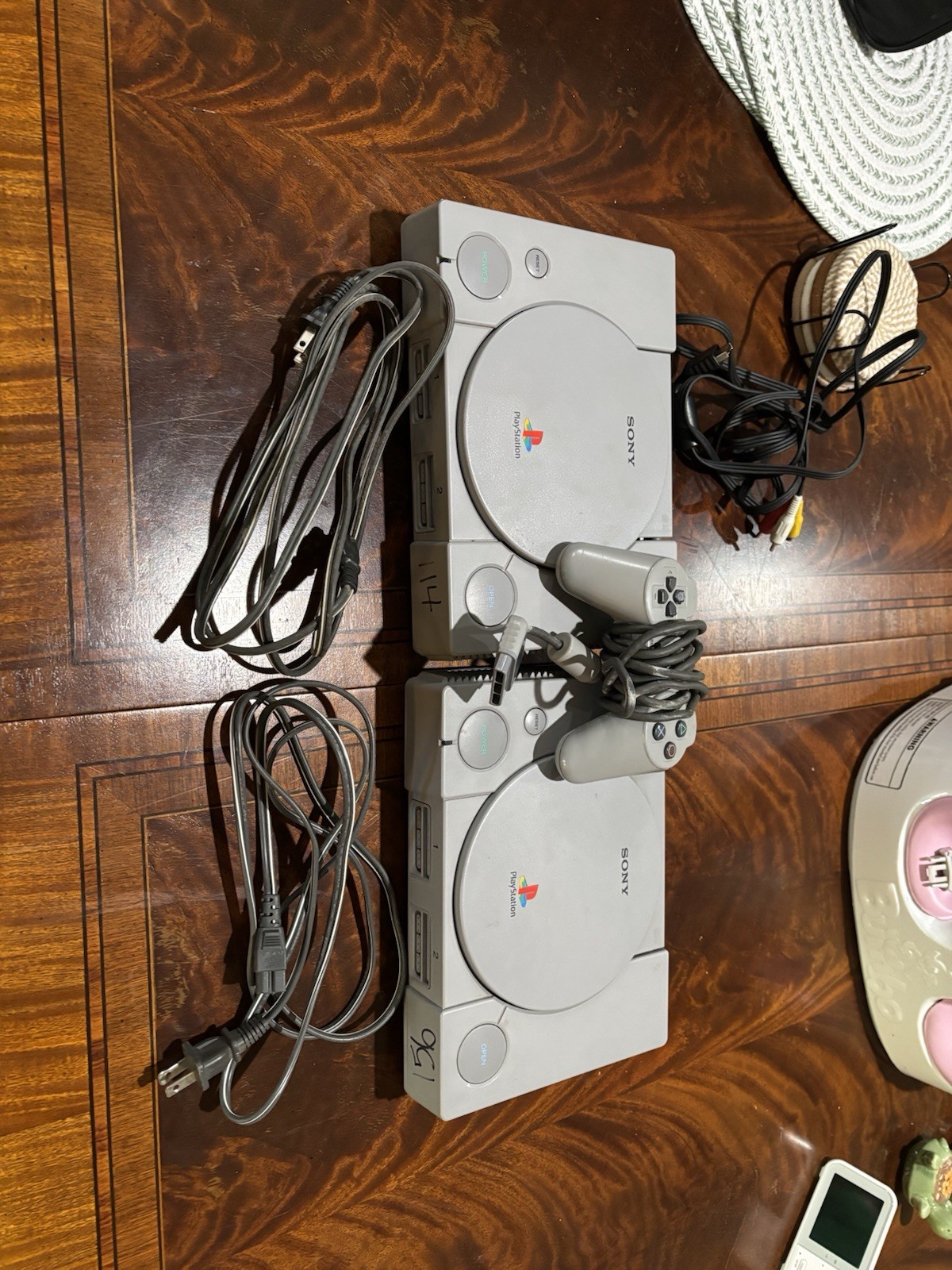 2 PS1 Consoles SCPH-5501 (tested, working)