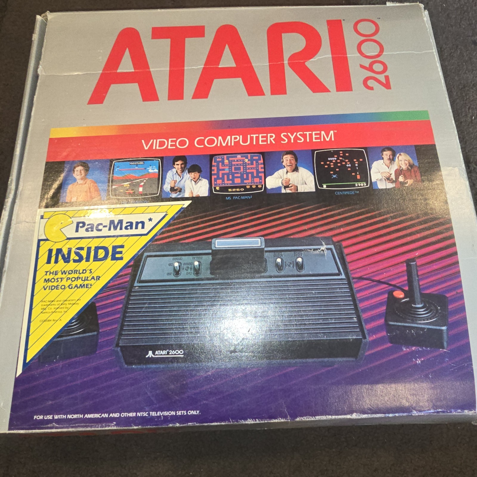 Atari 2600CX 1983 “Darth Vader Edition” Console With Pac-Man Game