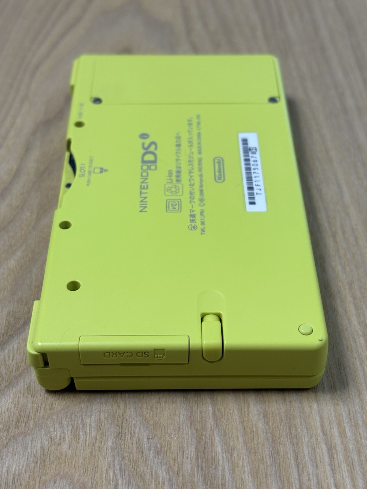 Nintendo DSi Lime Green Handheld Console Tested Working Japan