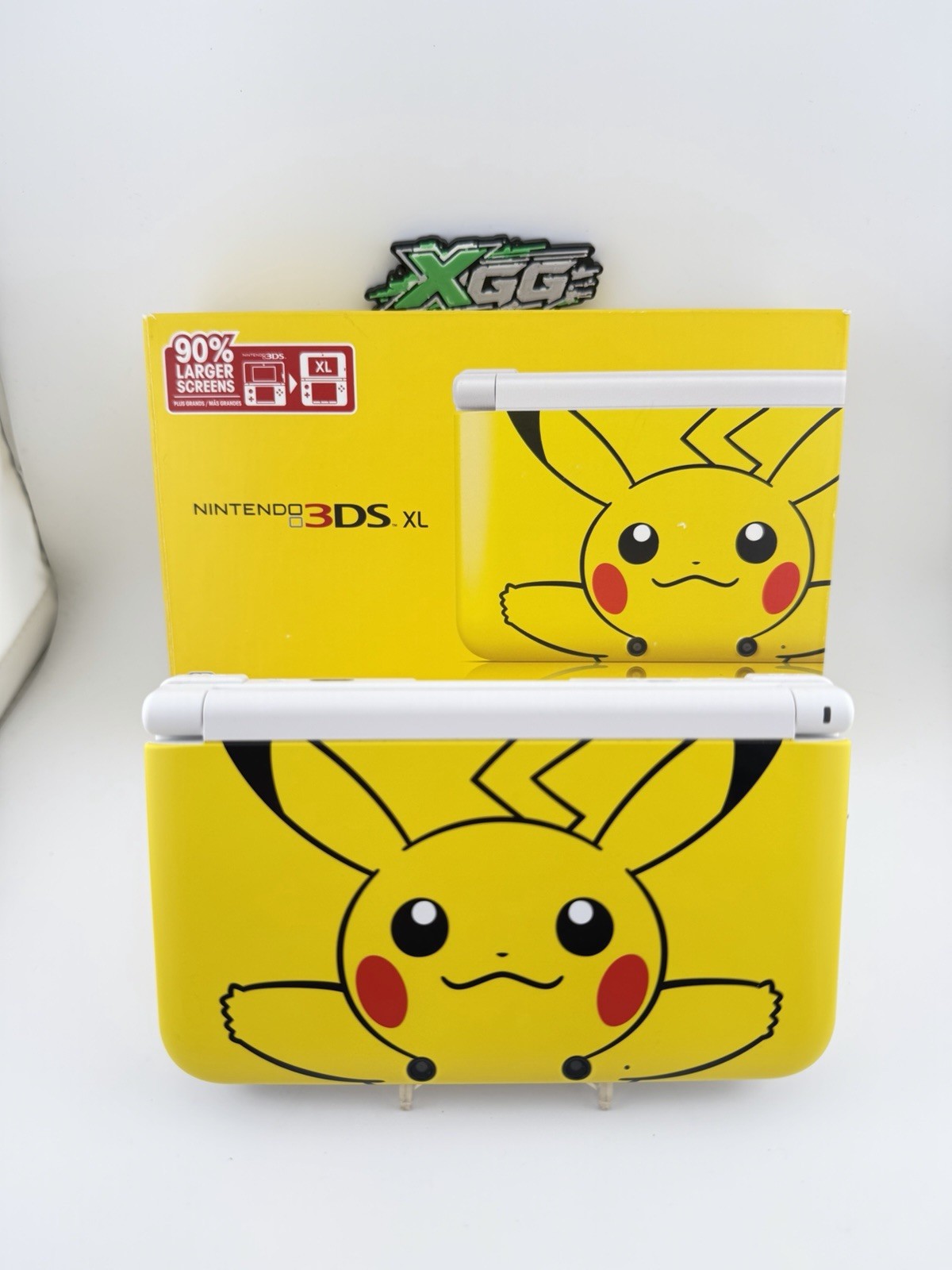 Nintendo 3DS XL Pokemon Pikachu Edition Yellow Handheld System Complete In Box